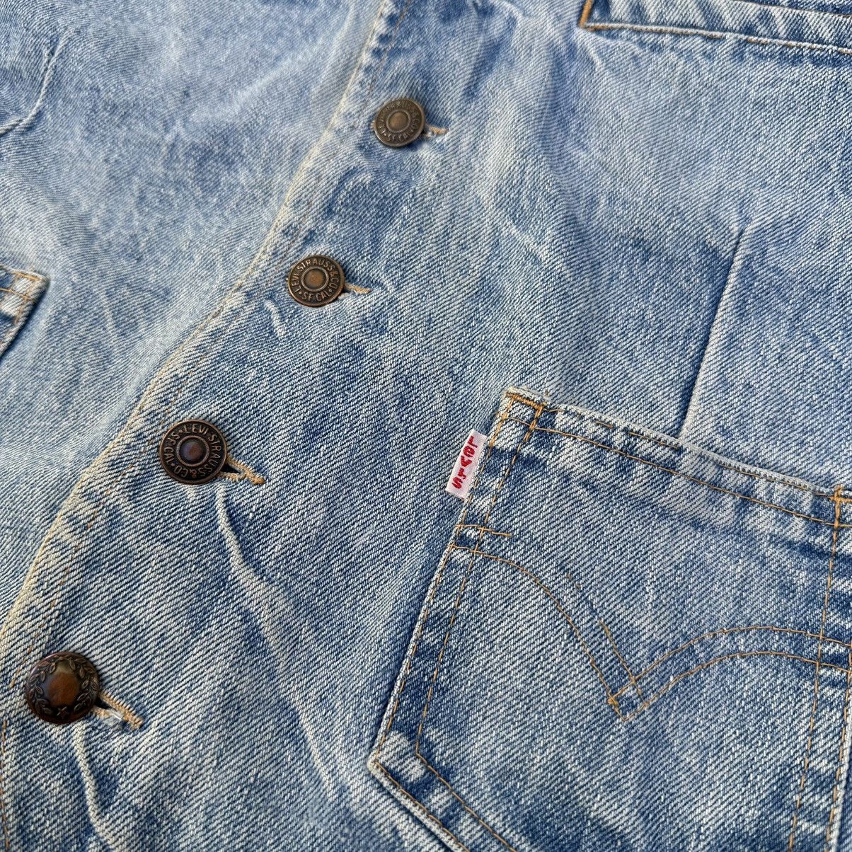Levi's VERY RARE WESTERN 60s/70s Levi’s White/Red Reverse Tab Vest Size S / US 4 / IT 40 - 5 Thumbnail