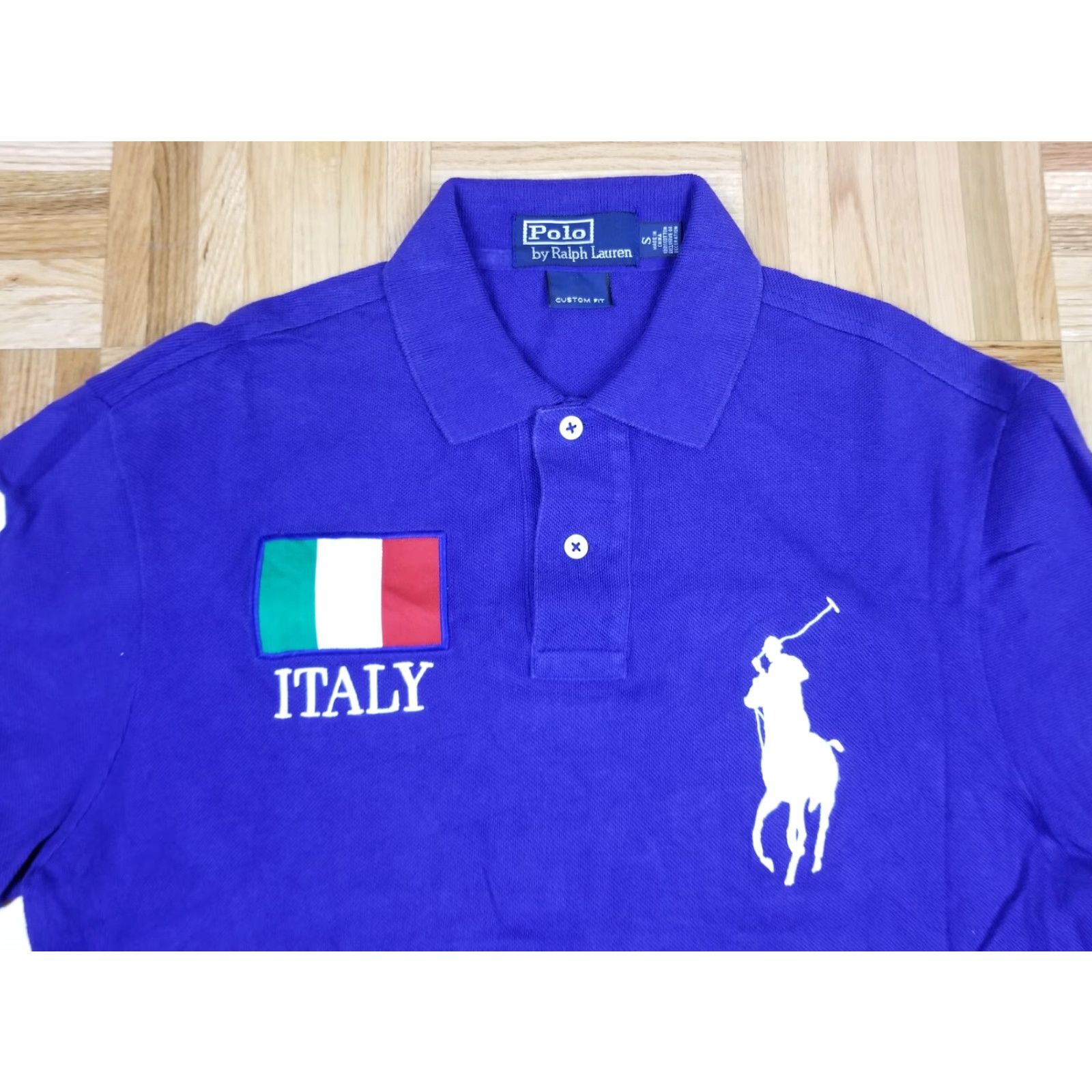 Ralph Lauren VINTAGE Ralph Lauren POLO SHIRT Blue Short Sleeve Size Small/Smallest Slim? (Note: Unable to determine exact due to original phrasing) Size US S / EU 44-46 / 1 - 3 Thumbnail