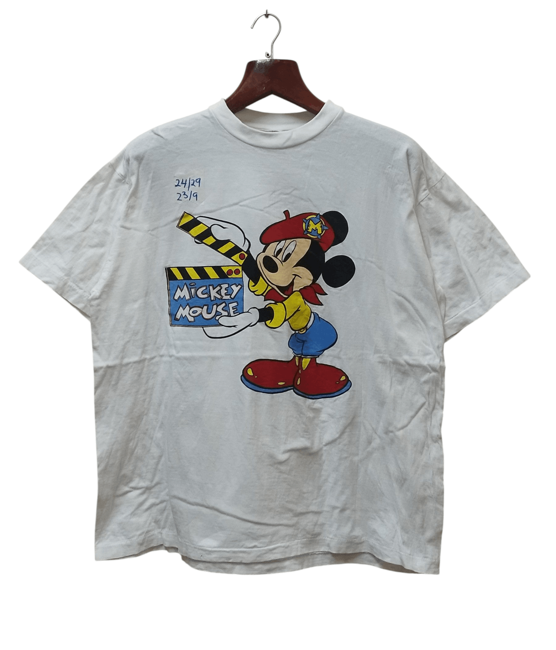 Mickey Mouse Vtg 90s Mickey Mouse T-shirt Disney Cartoons Size US XL / EU 56 / 4 - 1 Thumbnail