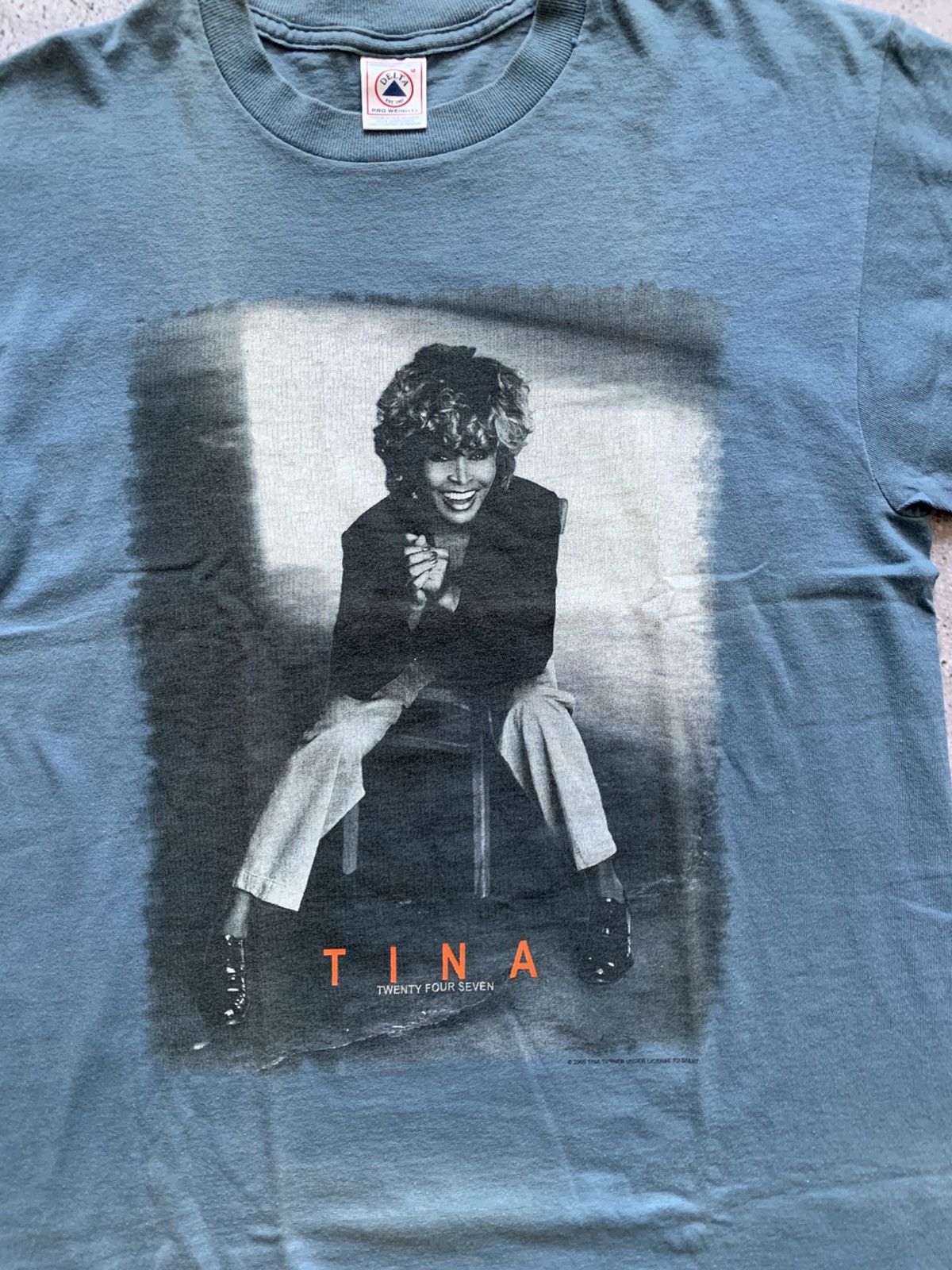 🔥VINTAGE TINA TURNER TWENTY FOUR SEVEN 2000 TOUR T-SHIRT
