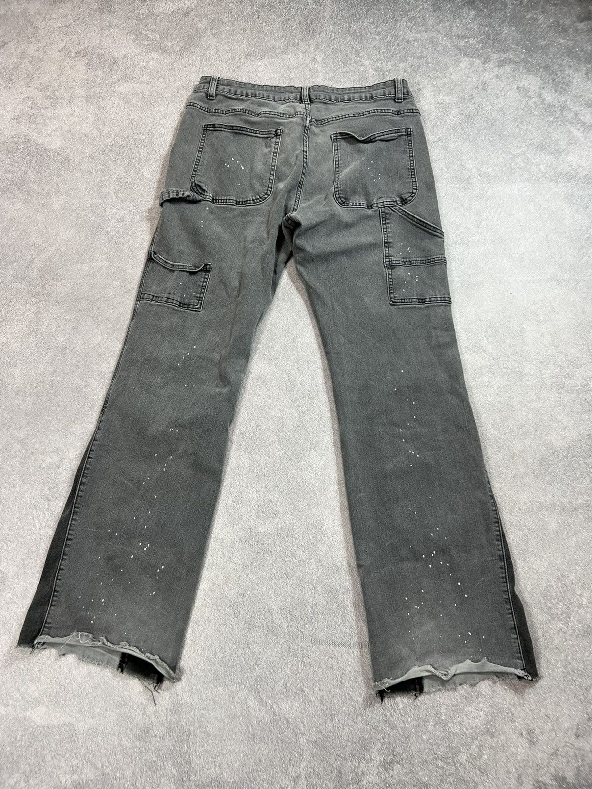 Junya Watanabe FLARED junya watanabe balenci style washed denim jeans Size US 33 - 8 Thumbnail