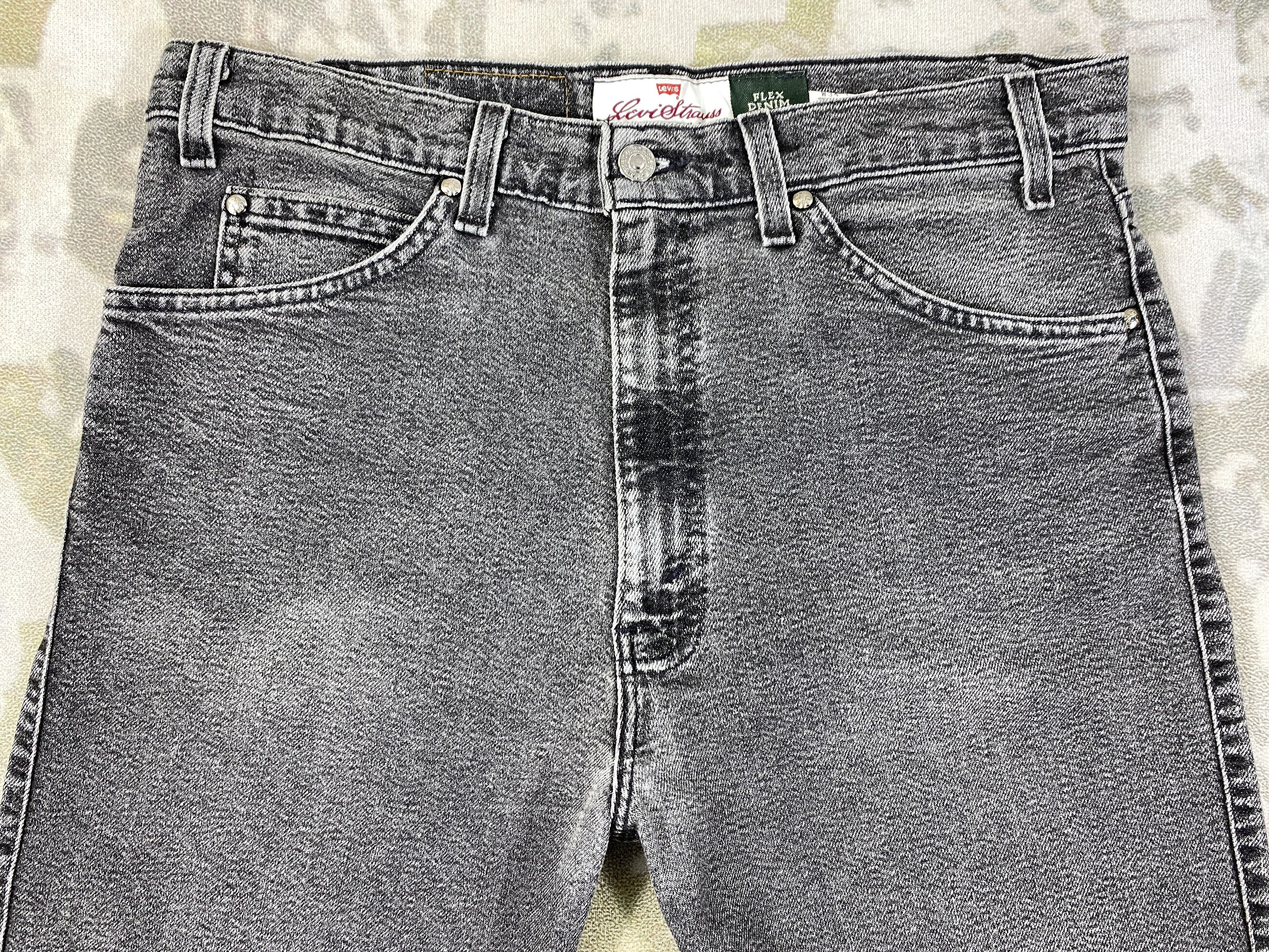 Levi's Black Distressed Vintage Levi's 540 Flex Denim 34x28 -JN481 Size US 34 / EU 50 - 3 Thumbnail