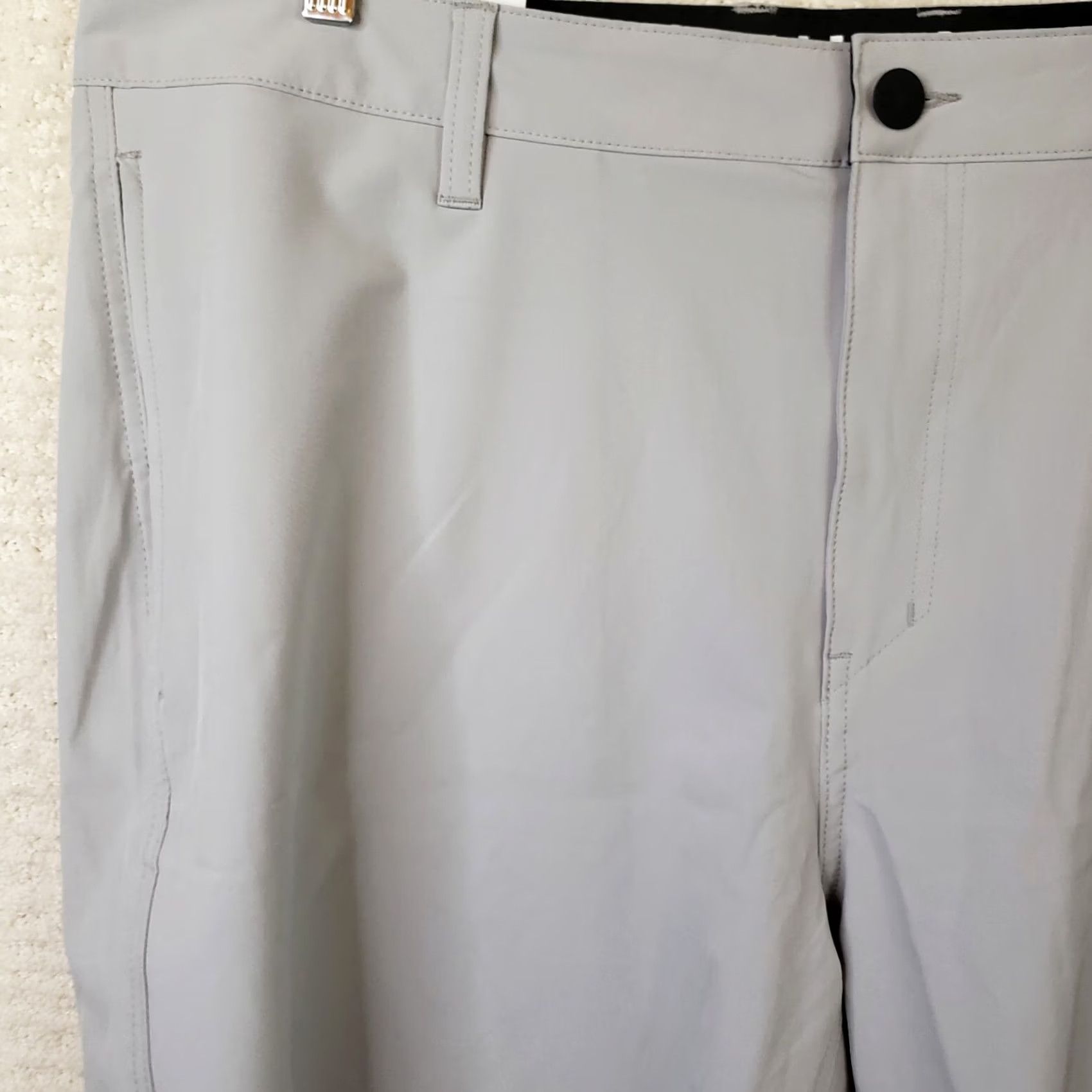 Hurley Hurley All Day Hybrid Quick Dry 4-Way Stretch Reflective Short Men 34 Gray Ion Grey Modern Outdoor Beach Sports 90s? Size US 34 / EU 50 - 2 Thumbnail