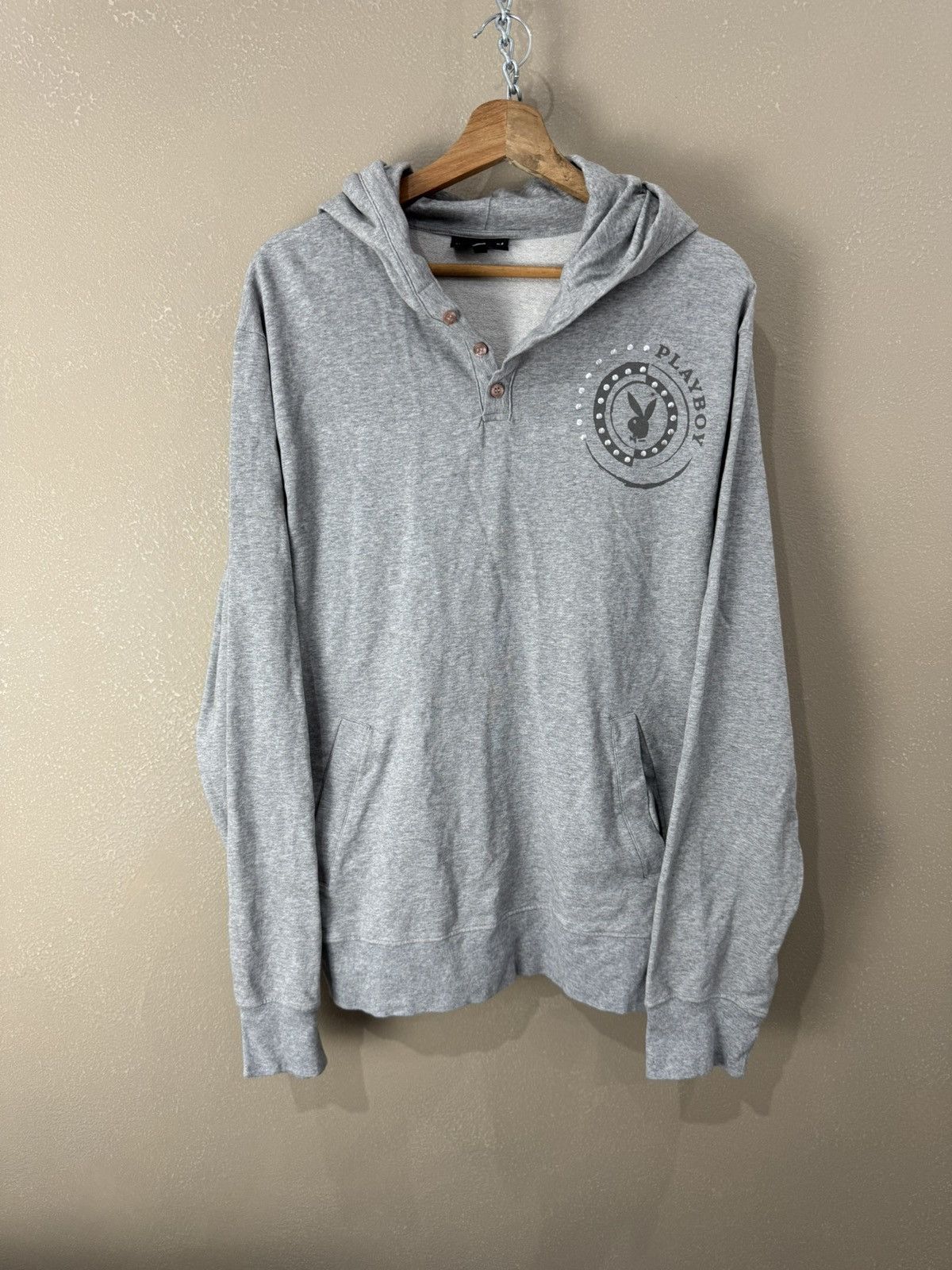 Playboy Vintage Playboy streetwear y2k sequins hoodie Size US XL / EU 56 / 4 - 1 Thumbnail