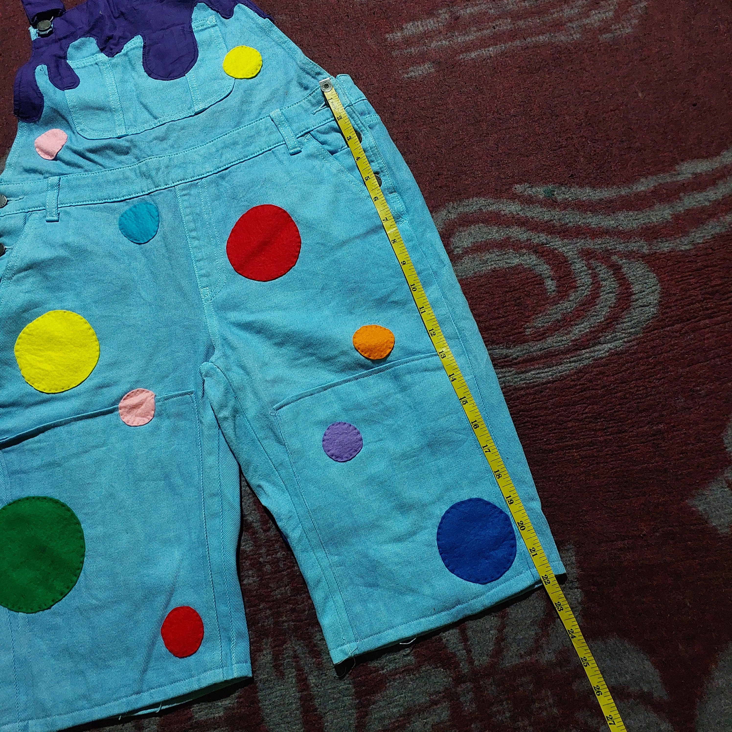 GU × Japanese Brand GU polcadot multicolour shorts jumsuits Size 34" / US 12 / IT 48 - 14 Thumbnail