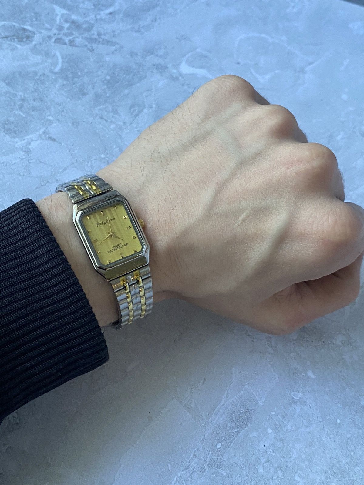 Jewelry Elegant Philip Persio Gold Dial Watch Size ONE SIZE - 3 Thumbnail