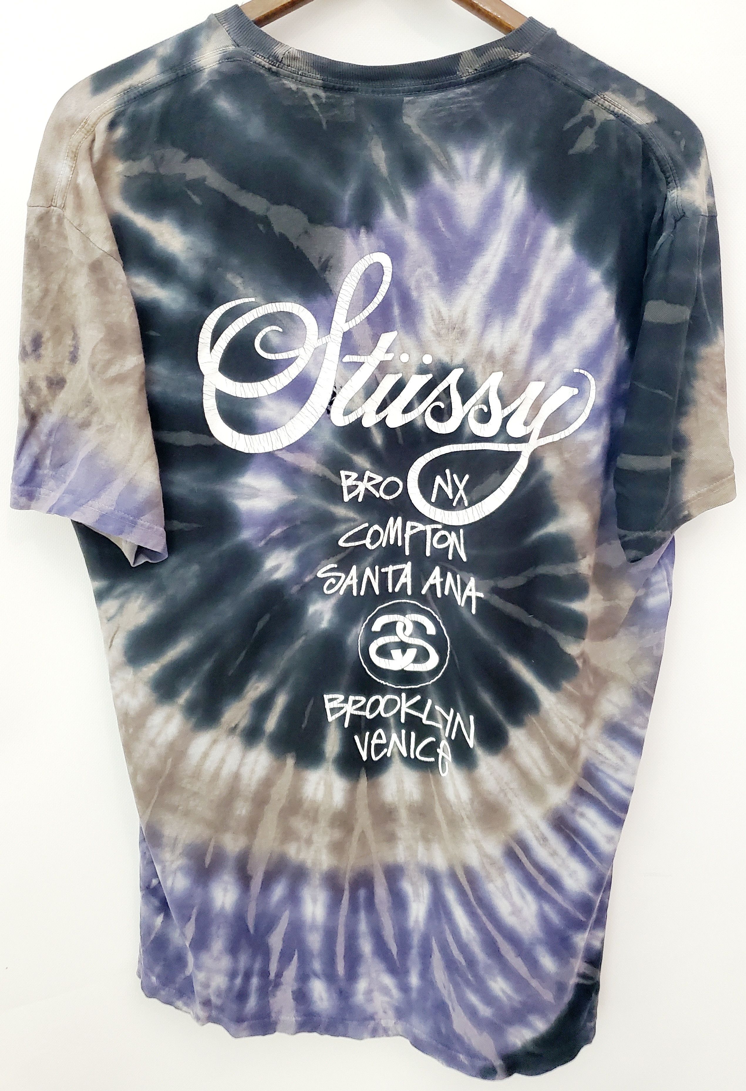 Stussy × Vintage STUSSY VINTAGE BIG LOGO STREETWEAR T-SHIRT 🌸 Size US L / EU 52-54 / 3 - 4 Thumbnail