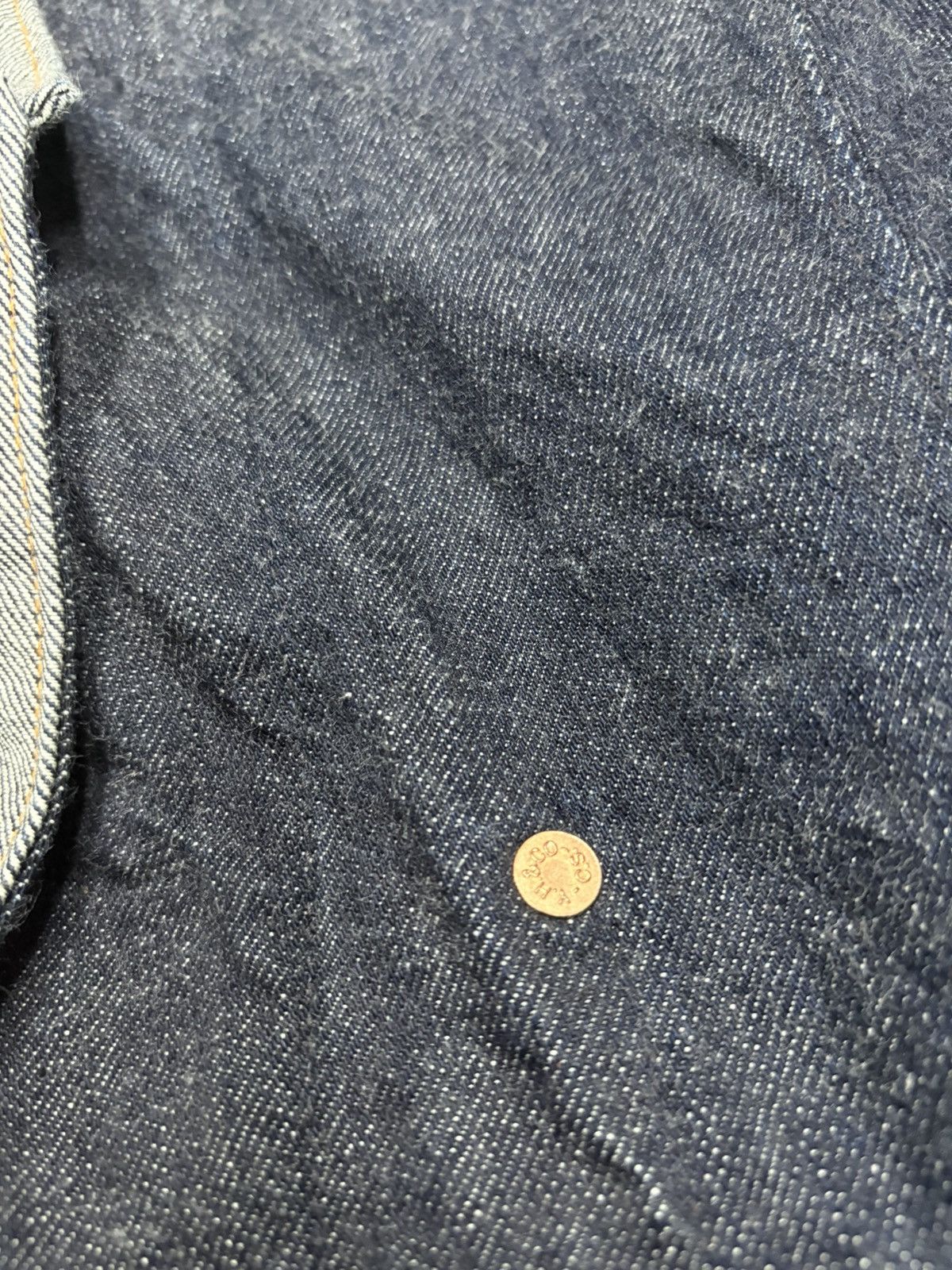 Japanese Brand Conners sewing factory(C.S.F) one piece of rock denim jacket Size US S / EU 44-46 / 1 - 4 Thumbnail