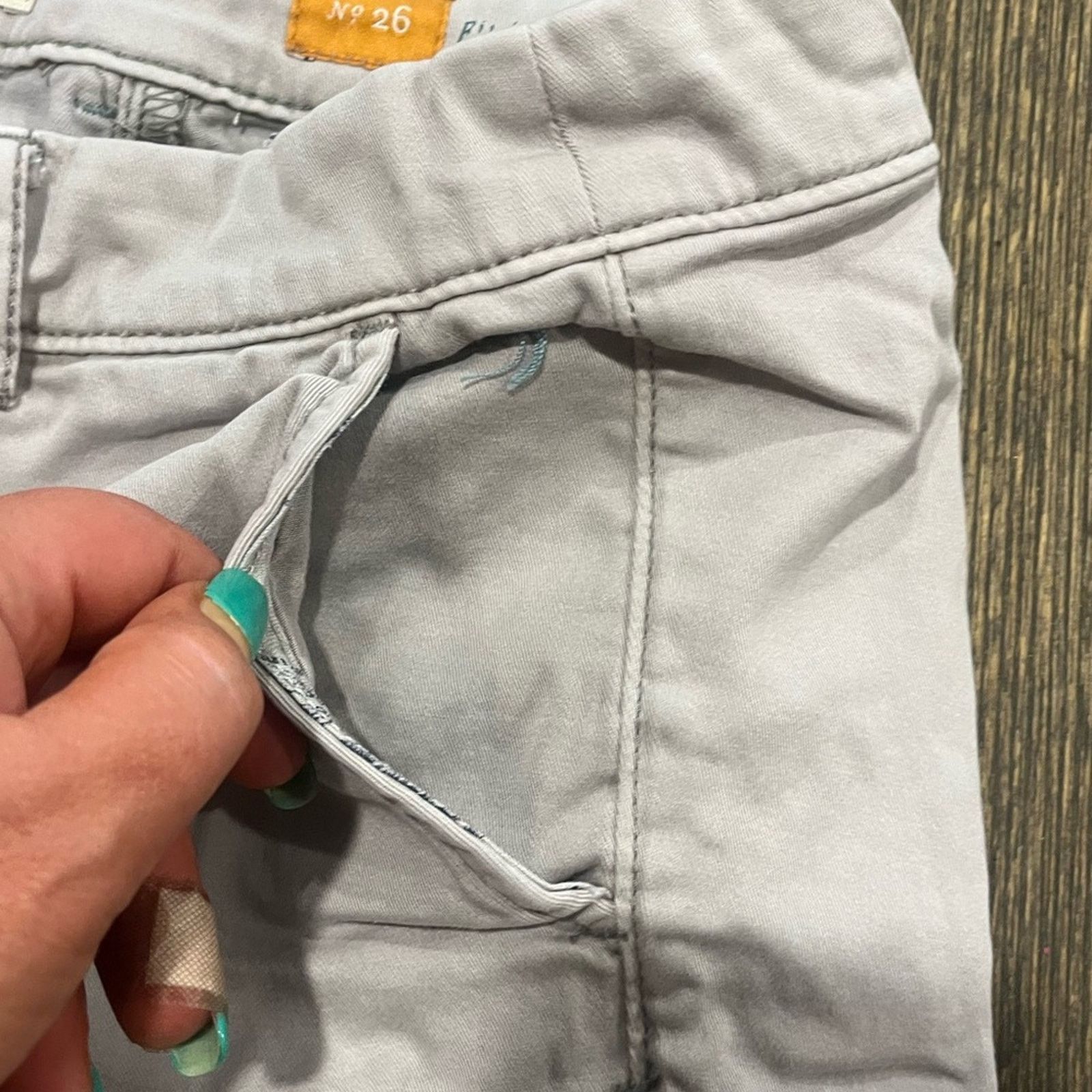 Anthropologie Anthropologie Pilcro And The Letterpress Chino Shorts Size 26" / US 2 / IT 38 - 2 Thumbnail