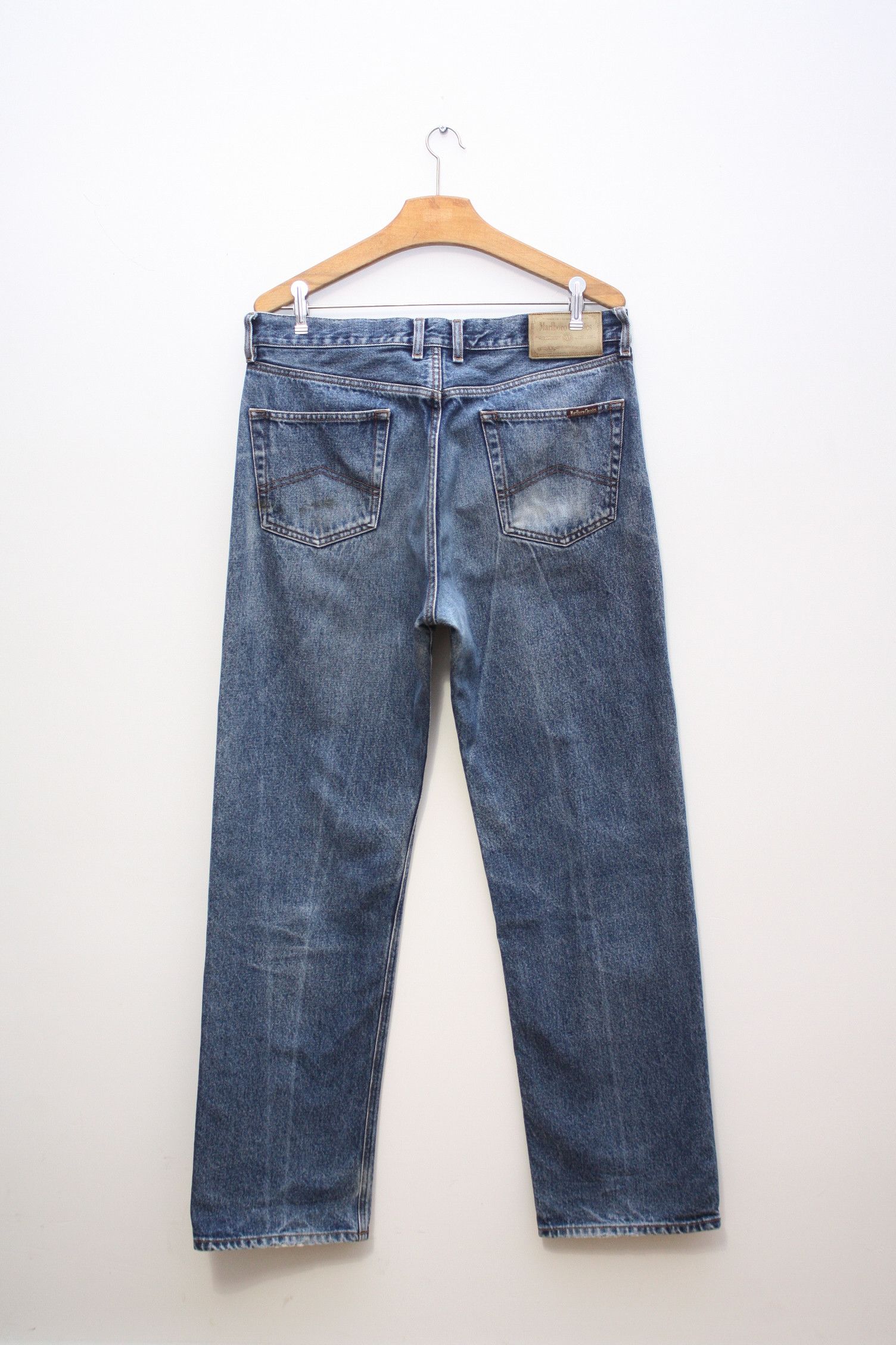 Marlboro Classics Marlboro Classics Blue Denim Jeans Men's W36L34 Size US 36 / EU 52 - 2 Thumbnail