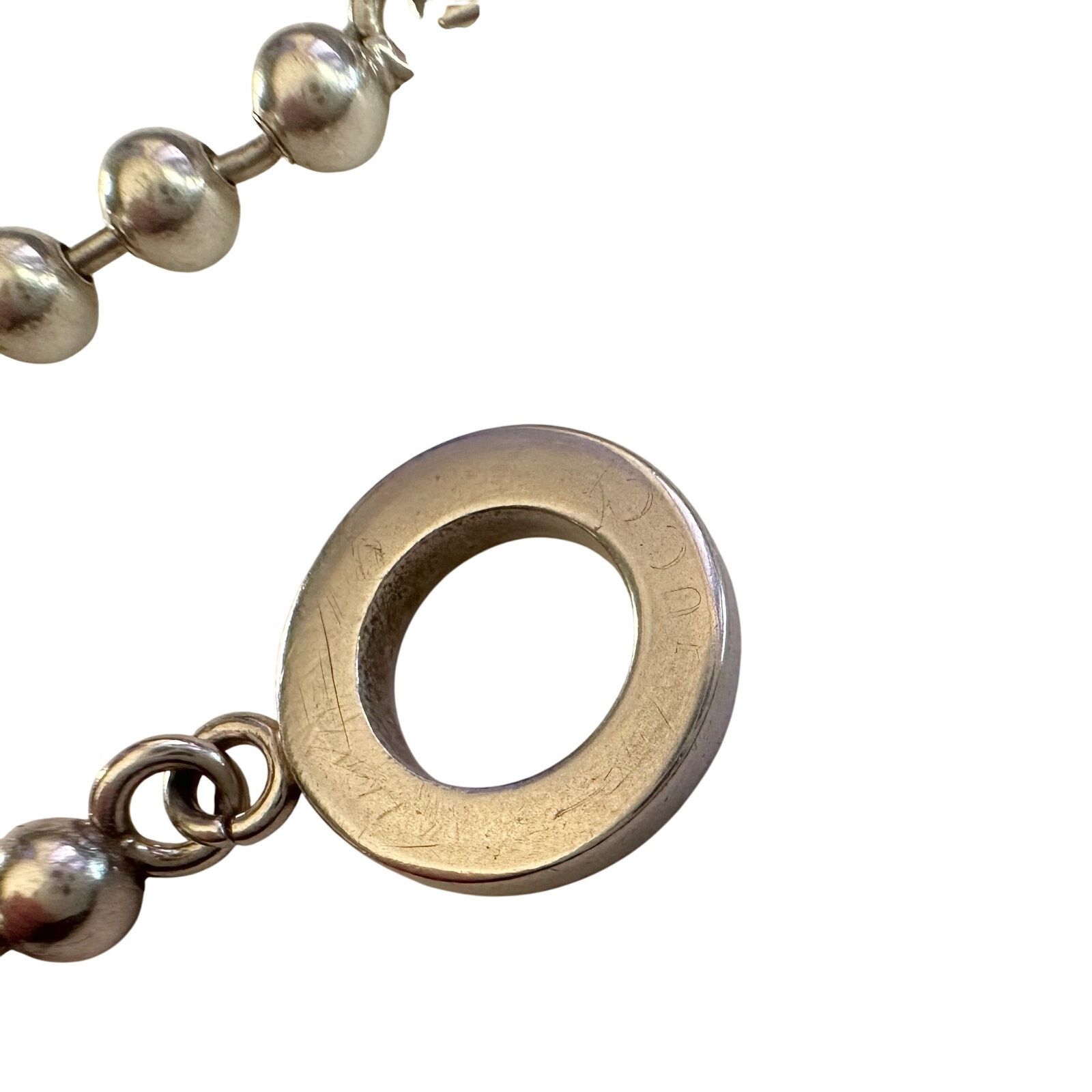 Gucci Gucci Sterling Silver Ball Chain Bracelet Size ONE SIZE - 7 Thumbnail