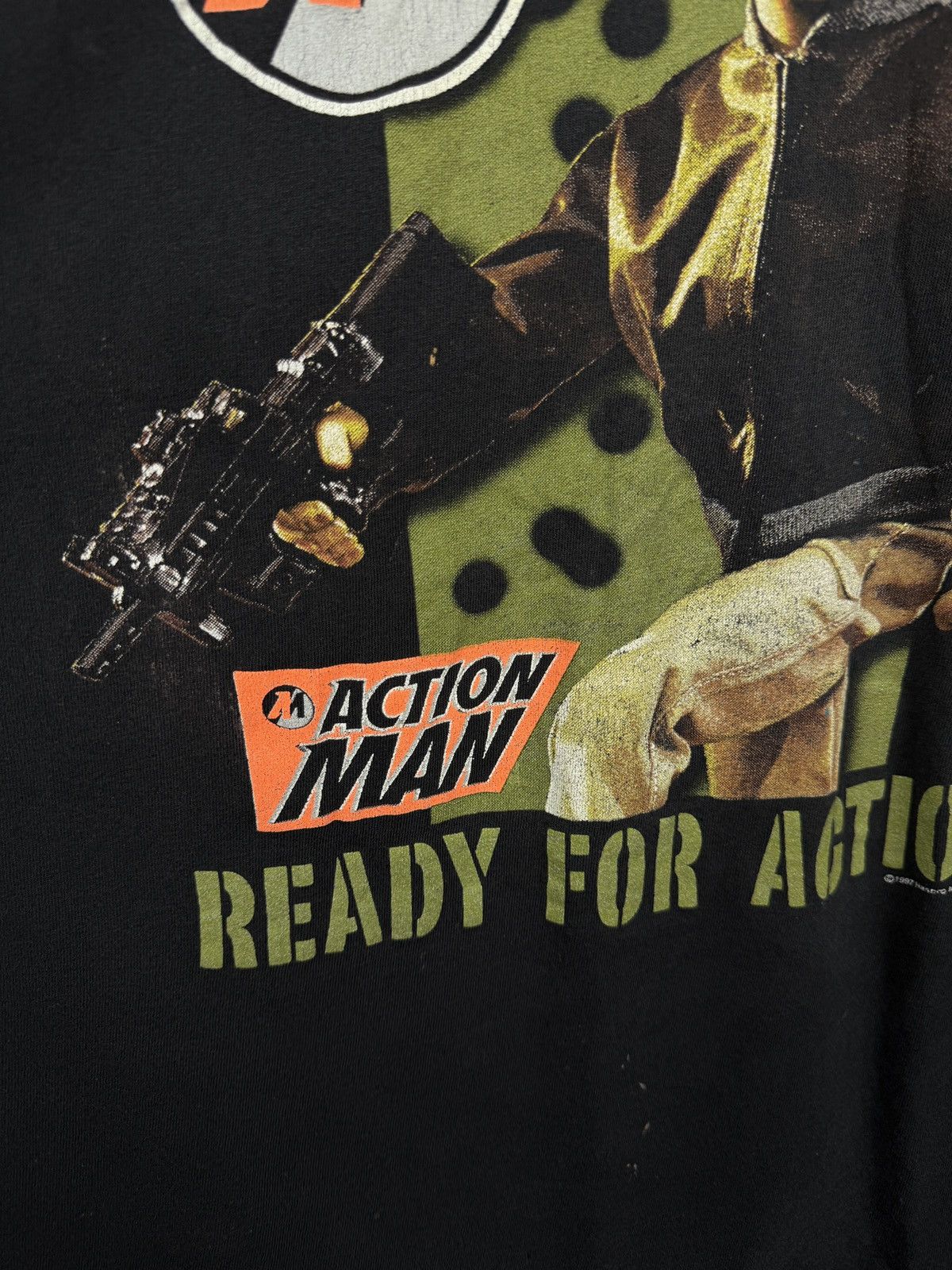 Fruit Of The Loom 🇺🇸 Vintage 1997 Action Man Military Soldier Figurine T-Shirt Size US L / EU 52-54 / 3 - 7 Thumbnail