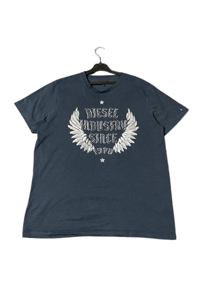 Diesel Vintage Diesel Big Y2K Logo Short Sleeve T-Shirt Size M Size US M / EU 48-50 / 2 - 1 Thumbnail