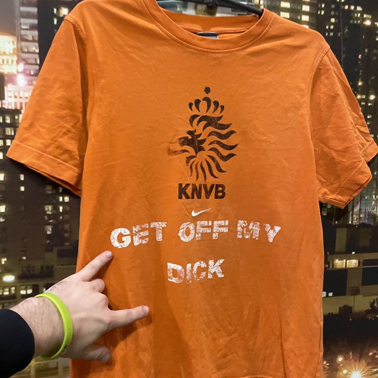 Nike VINTAGE 90S NIKE x GET OFF MY DICK PENIS FUNNY PORNO XXX Size US M / EU 48-50 / 2 - 4 Thumbnail