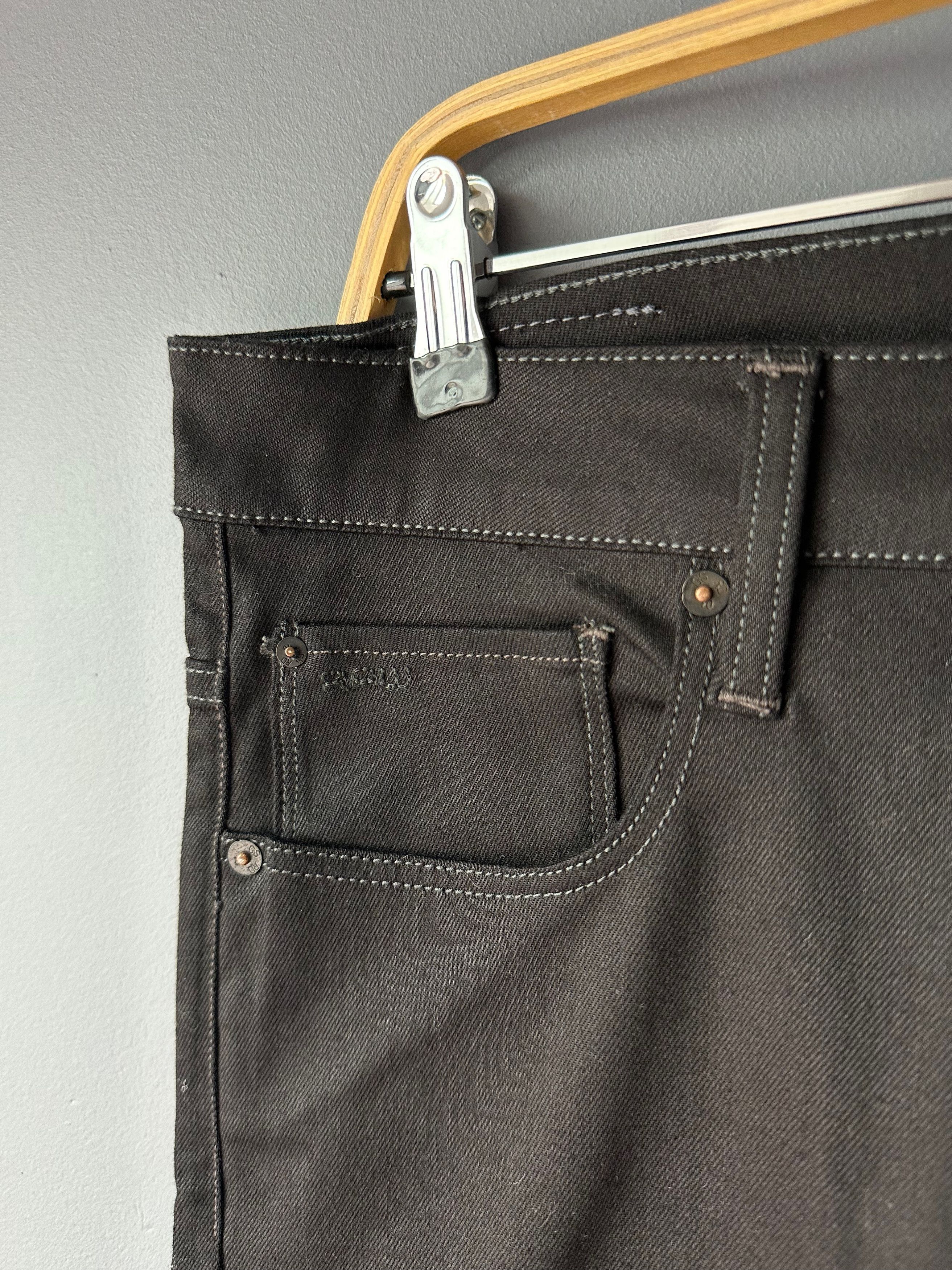 G-Star G-Star 3301 Slim Black Stretch denim jeans pants Size US 32 / EU 48 - 6 Thumbnail
