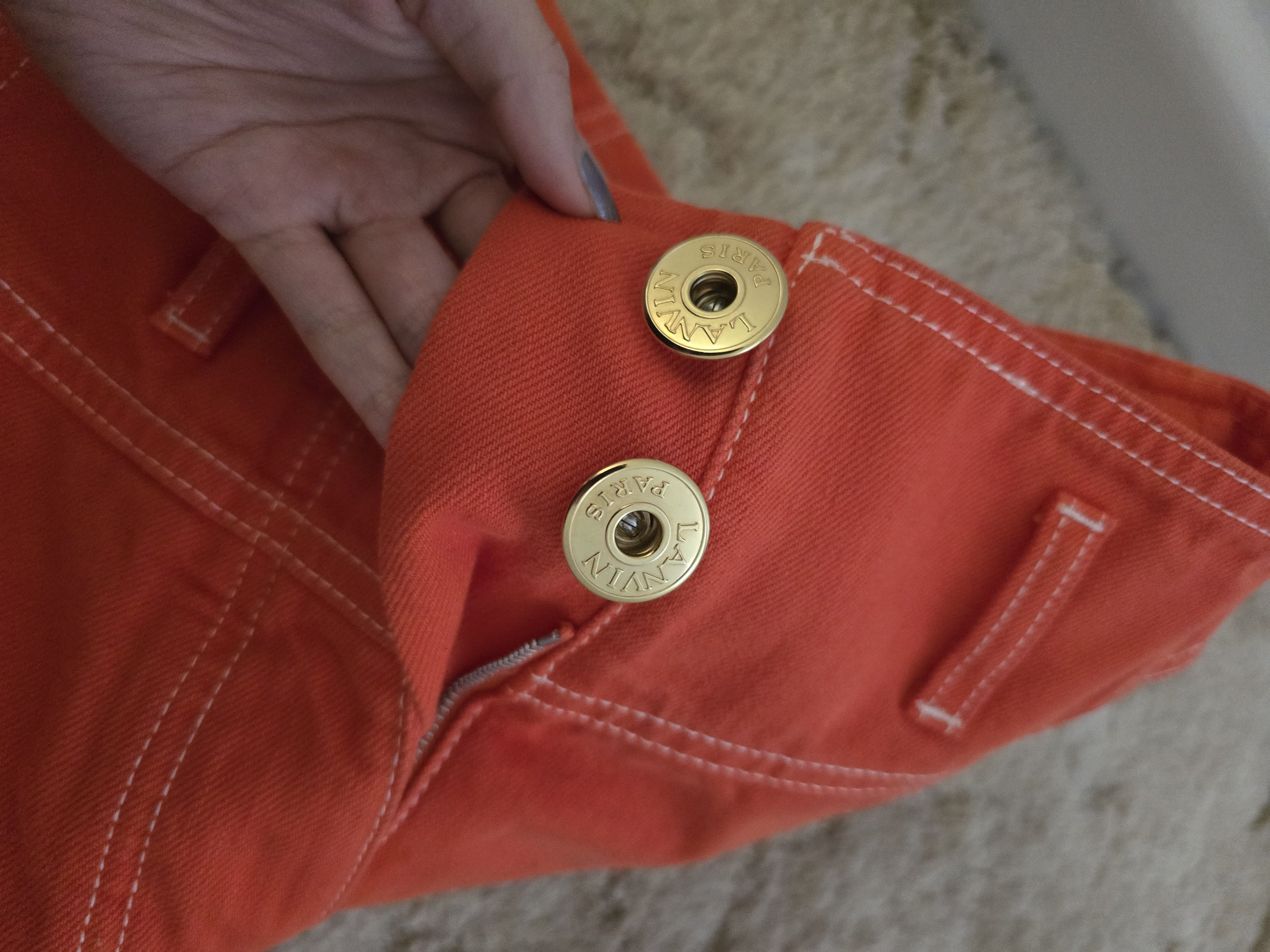 Gallery Dept. × Lanvin Gallery Dept. x Lanvin Paint Splatter Jeans 'Orange' Size US 34 / EU 50 - 6 Thumbnail
