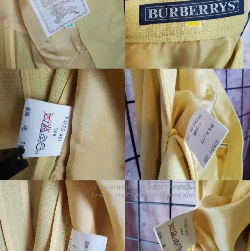 Burberry Burberry Yellow Wool Blend Short Sleeve Cardigan. Size M / US 6-8 / IT 42-44 - 8 Thumbnail