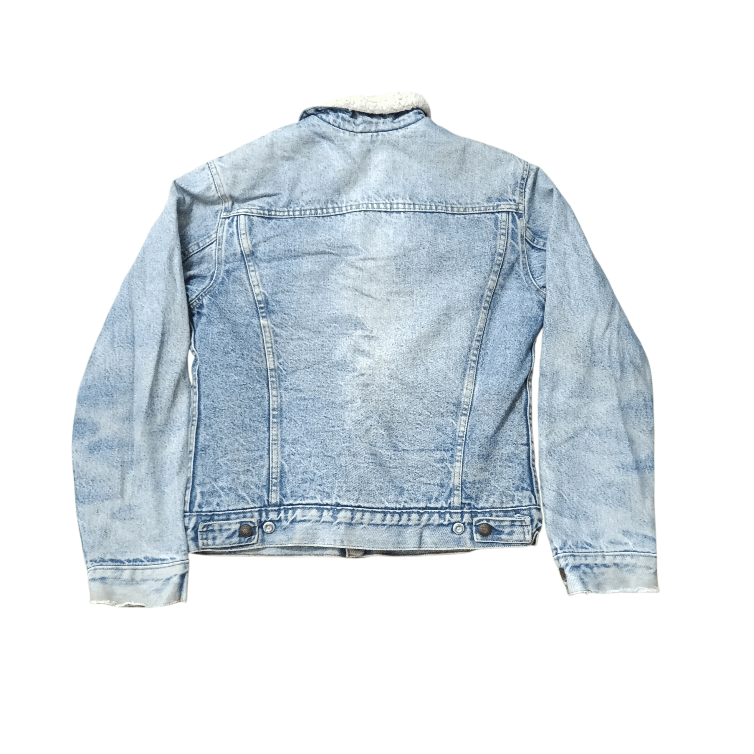 Levi's Vintage 70s Levis Trucker Sherpa Jacket Size US M / EU 48-50 / 2 - 2 Thumbnail
