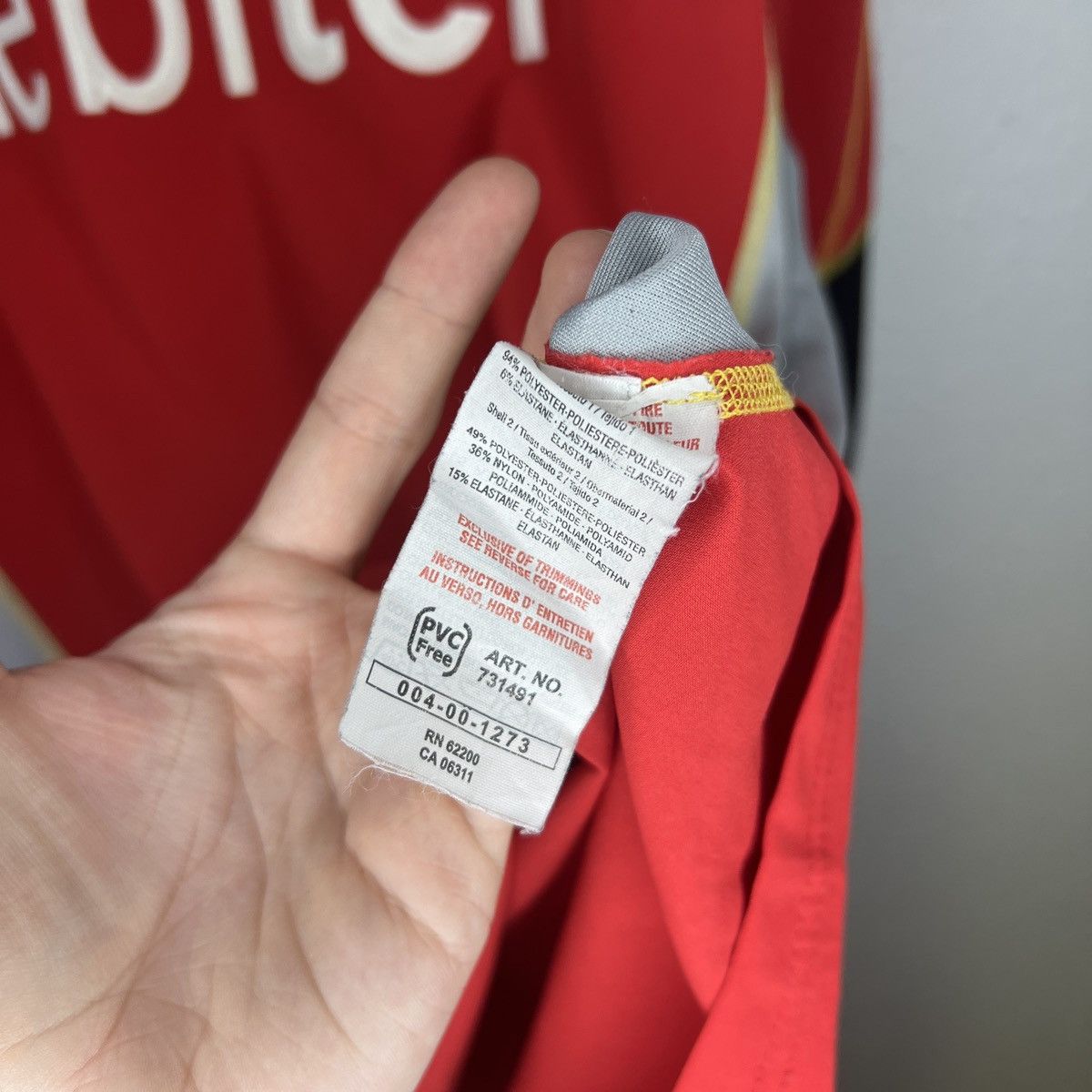 Puma Vintage Puma Stuttgart Jersey Longsleeve Tshirt Y2K Red Size US XL / EU 56 / 4 - 6 Thumbnail