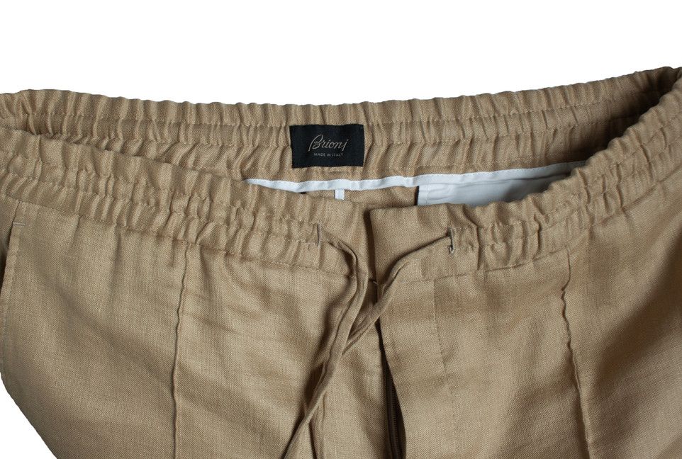 Brioni Brioni, brown linen bermuda Sidney shorts Size US 34 / EU 50 - 7 Thumbnail