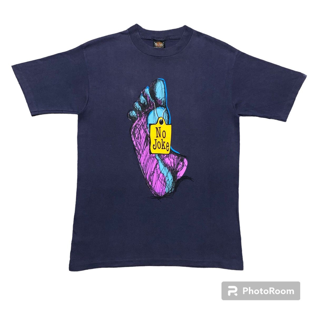 Vintage Rare‼️🔥Vintage No Joke Foot Graphic Skateboards T-Shirt Size US S / EU 44-46 / 1 - 1 Thumbnail