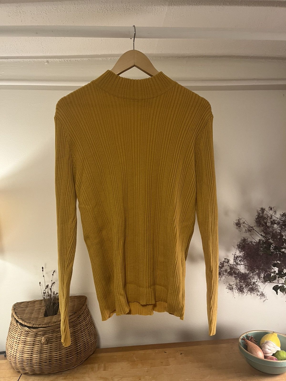 Sefr Ribbed Merino Mock Neck Sweater Size US S / EU 44-46 / 1 - 2 Thumbnail