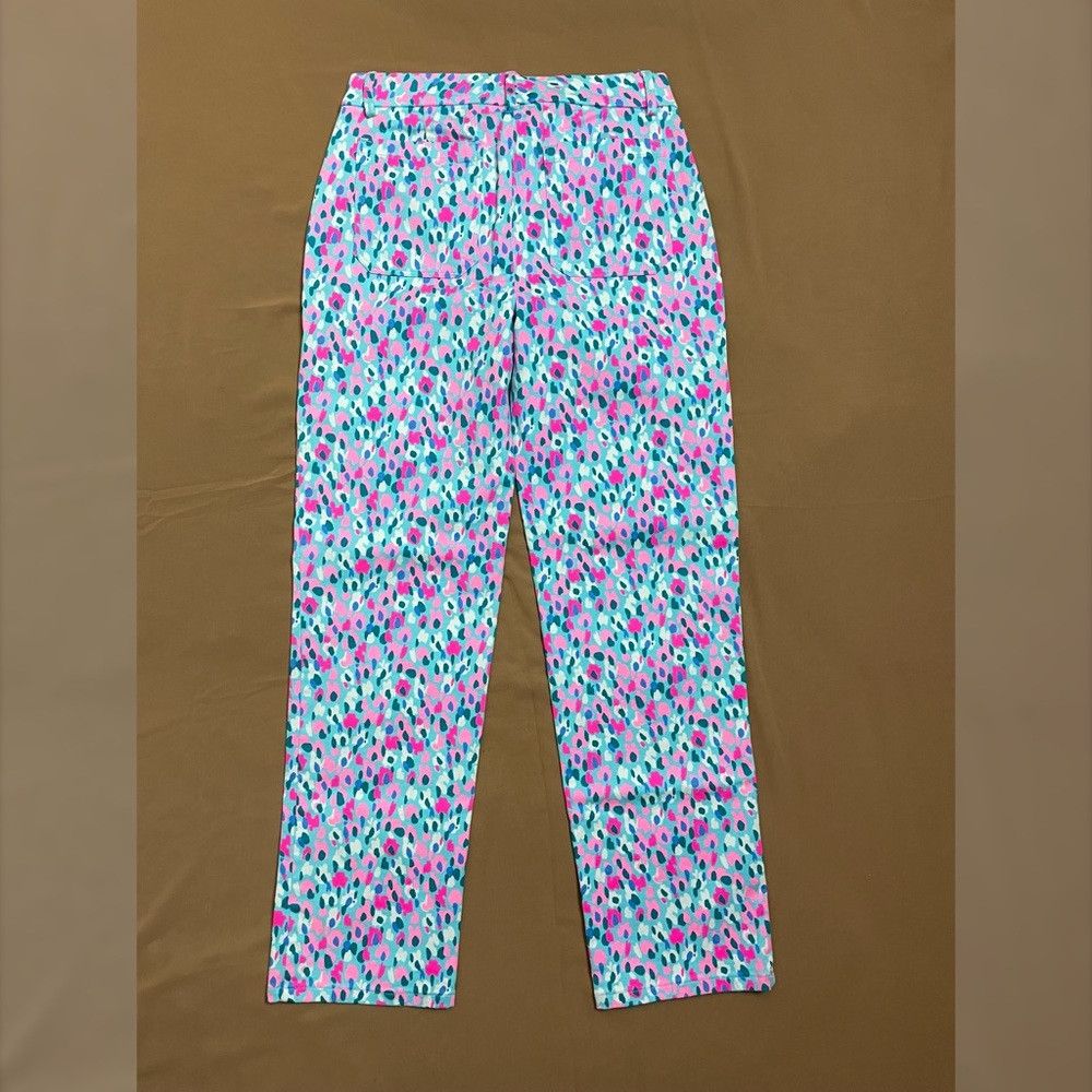 Lilly Pulitzer NWT New $128 Lilly Pulitzer Divia Multi Hottie Dottie Stret Size 24" / US 00 / IT 34 - 3 Thumbnail