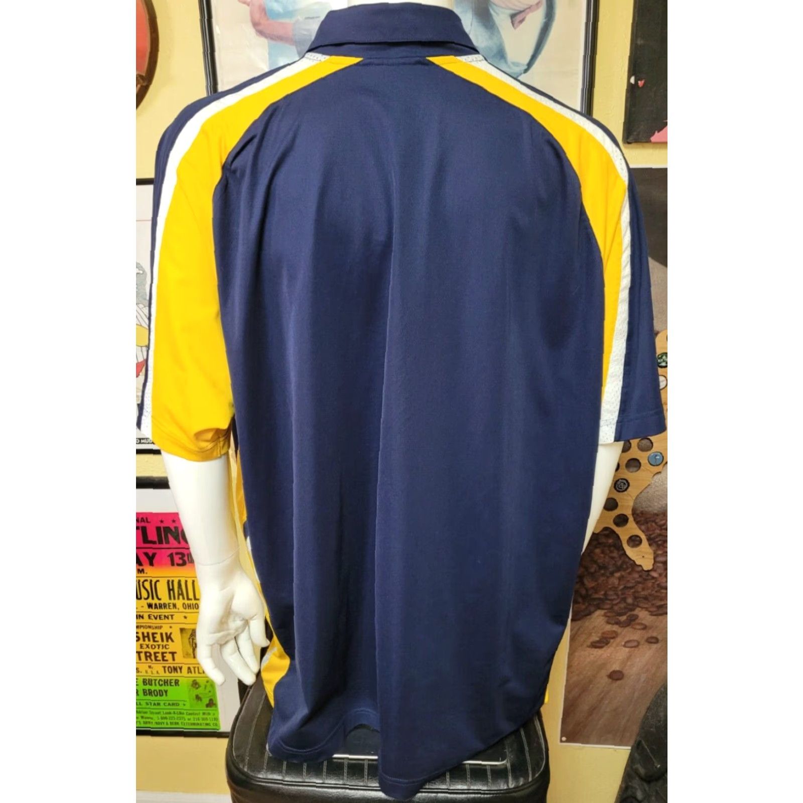 Vintage Sport Tek Polo Shirt 4XL Men Hunting Mathews Solocam Rugby Style Short Sleeve Blue Polyester Logo Shirt Size US XXL / EU 58 / 5 - 4 Thumbnail