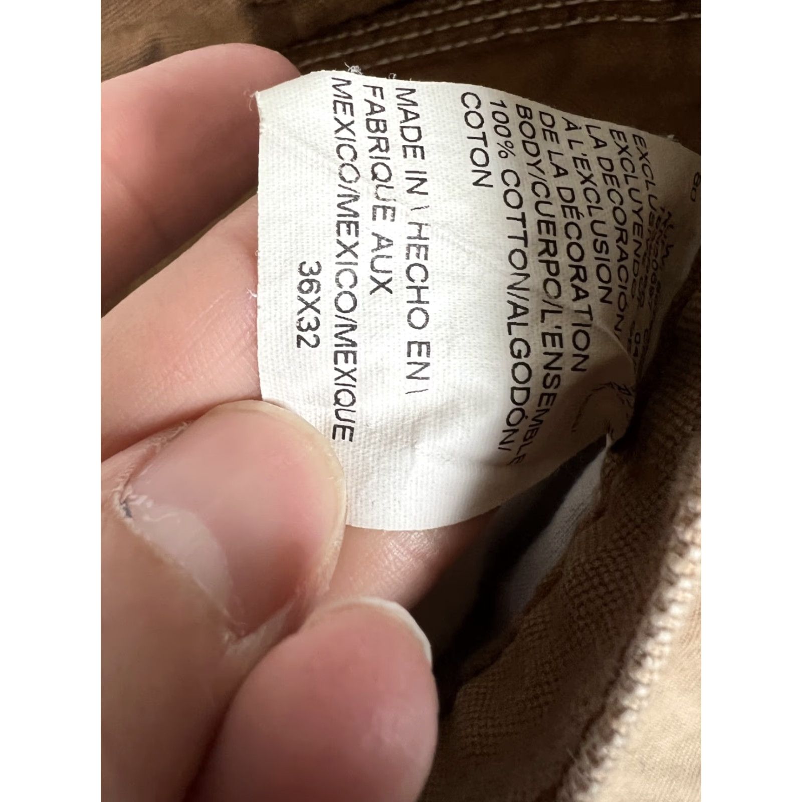 Dickies Dickies Carpenter Pants Workwear Canvas Brown 34x32 Regular Men Pants Grunge 90s Stained Pockets USA Size US 34 / EU 50 - 5 Thumbnail