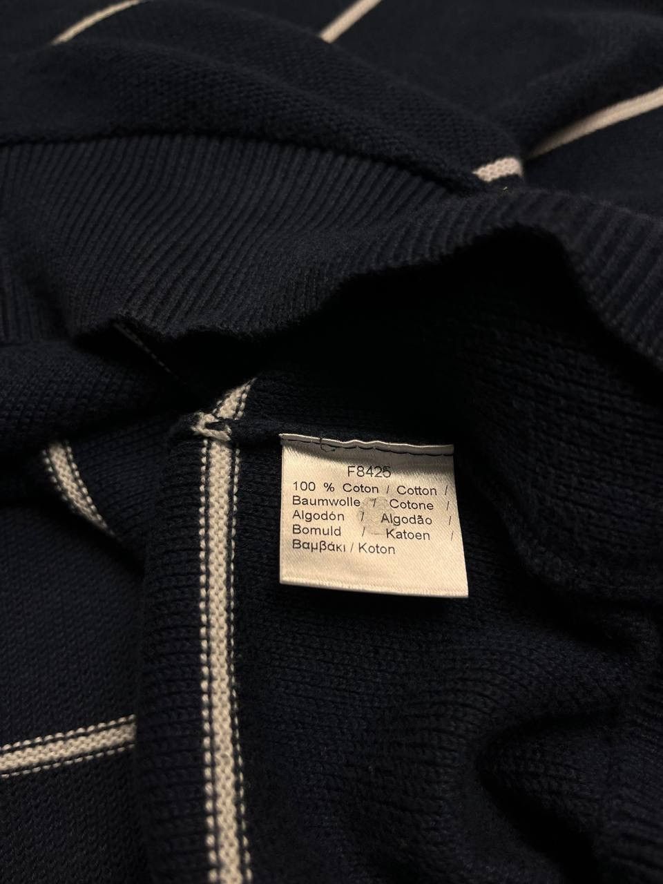 Lacoste × Vintage VINTAGE LACOSTE KNIT WOOL ZIP SWEATER Y2K Size US XL / EU 56 / 4 - 6 Thumbnail