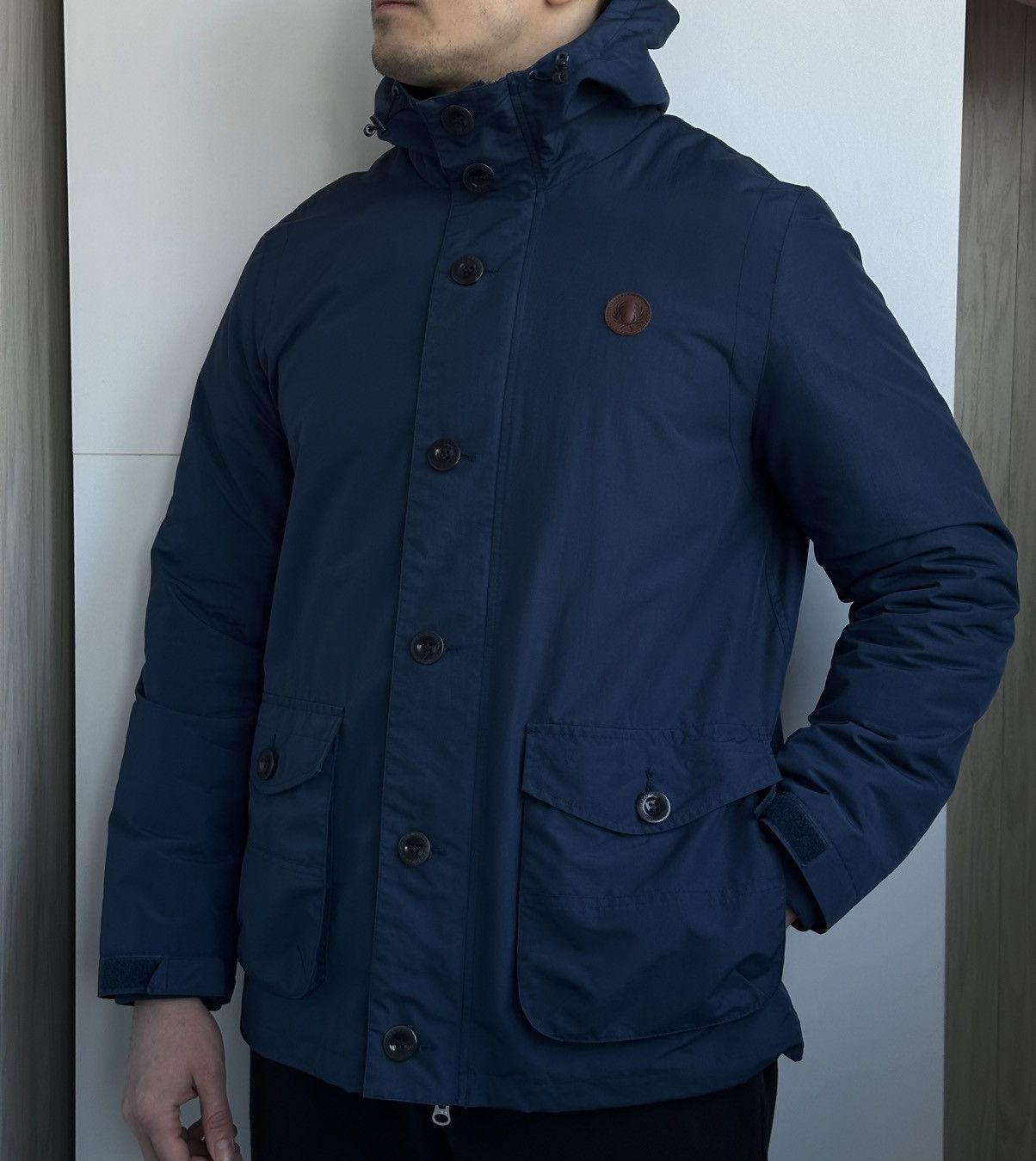 Fred Perry FRED PERRY Men Hooded Water Resist Parka Coat Jacket Size L Size US L / EU 52-54 / 3 - 2 Thumbnail