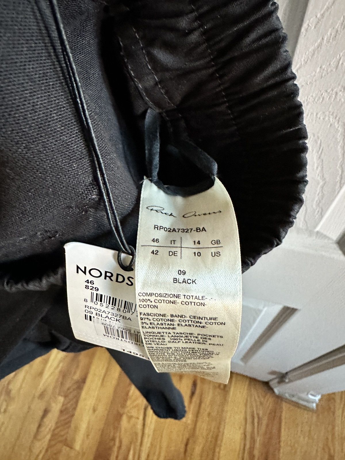 Rick Owens NEW F/W21 GETHSEMANE Black Bauhaus Zip Detail Cargo Pants Size 32" / US 10 / IT 46 - 14 Thumbnail