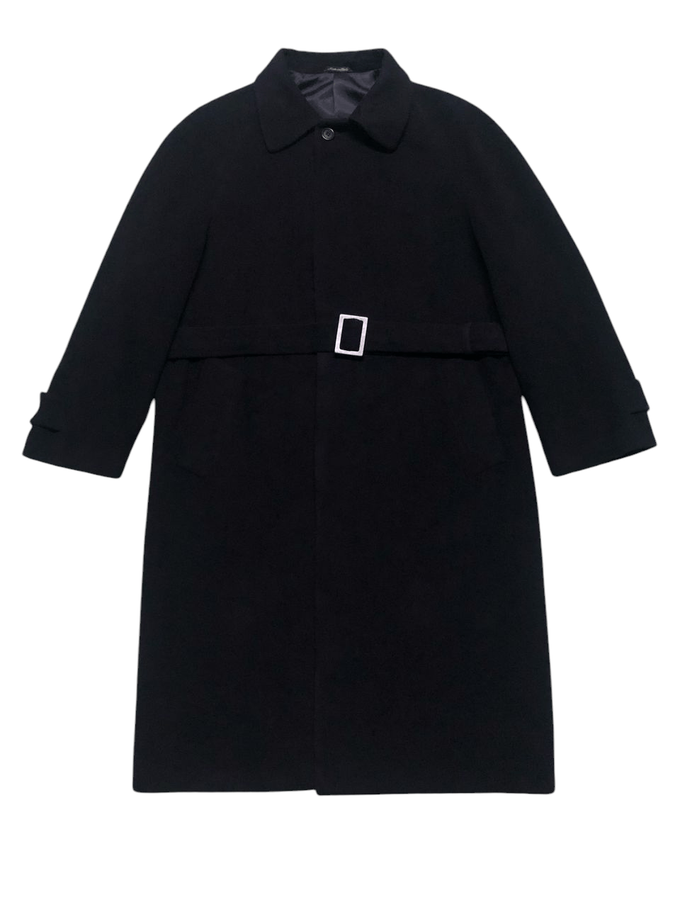 Gianfranco Ferre GIANFRANCO FERRE STUDIO BELTTED WOOL LONG COAT Size US L / EU 52-54 / 3 - 1 Thumbnail