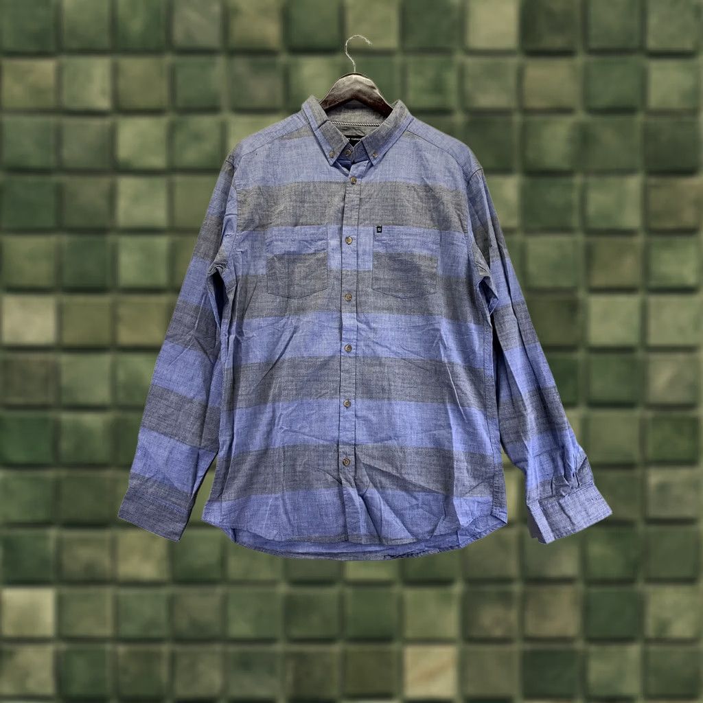 Vintage Ocean Current Shirt Mens Chambray Blue Button-Down XL NWT-7008 Size US XL / EU 56 / 4 - 1 Thumbnail