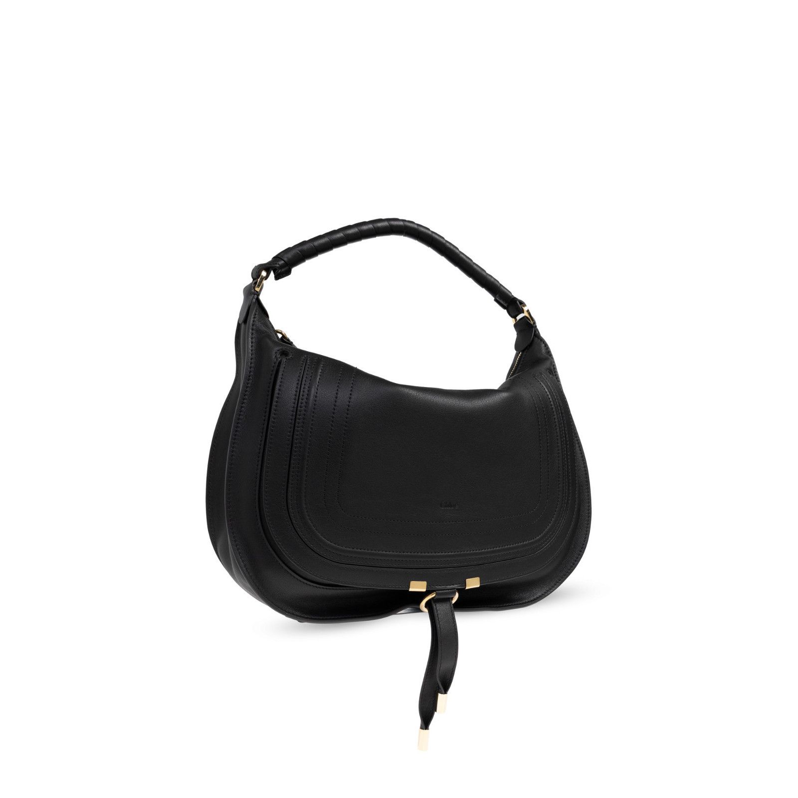 Chloe Chloe $2590 Black Soft Leather Shoulder Bag New & Authentic Size ONE SIZE - 3 Thumbnail
