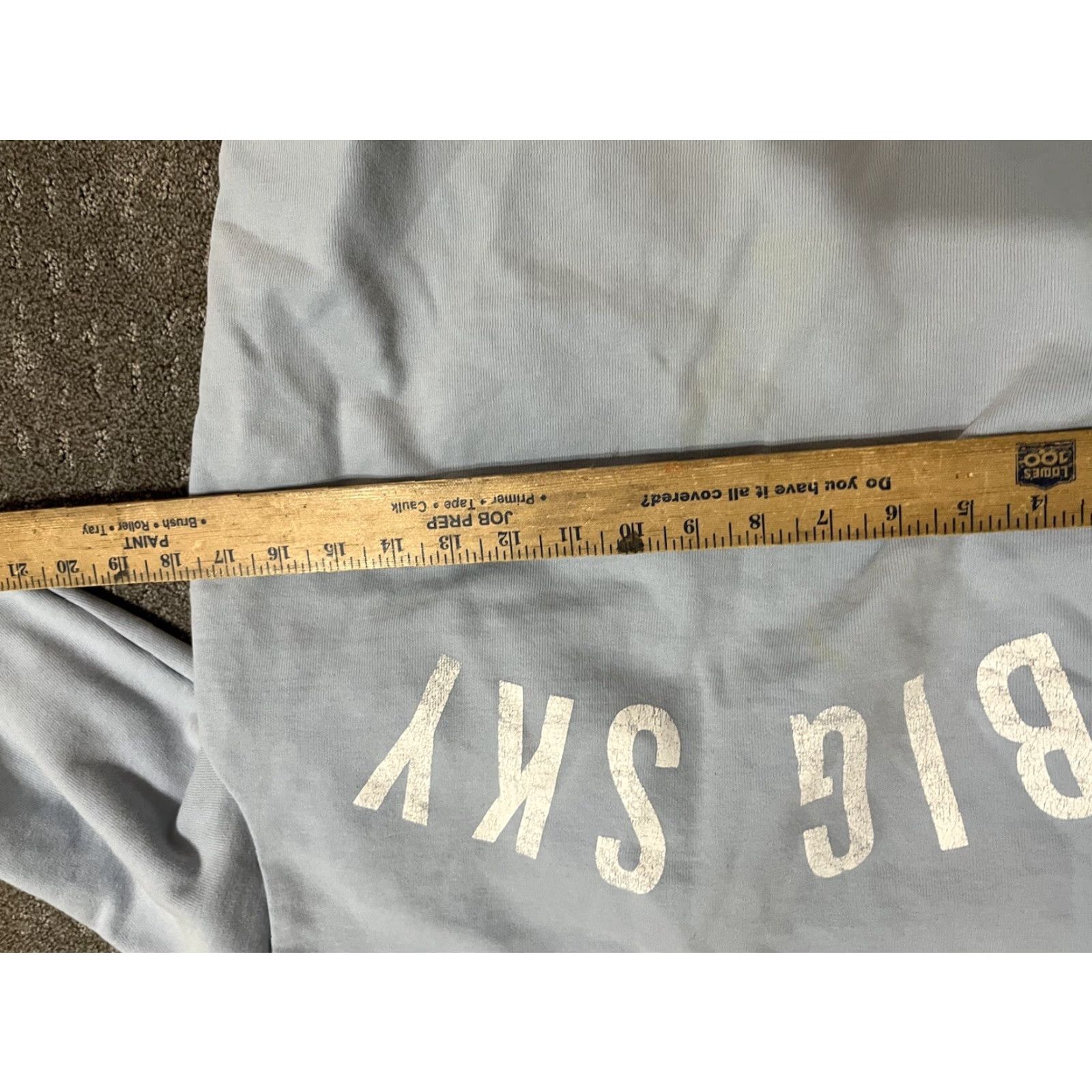 J.Crew VINTAGE J. Crew Sweatshirt Big Sky Faded Sky Blue Small Women Blues Shirt Ladies Small Size S / US 4 / IT 40 - 4 Thumbnail
