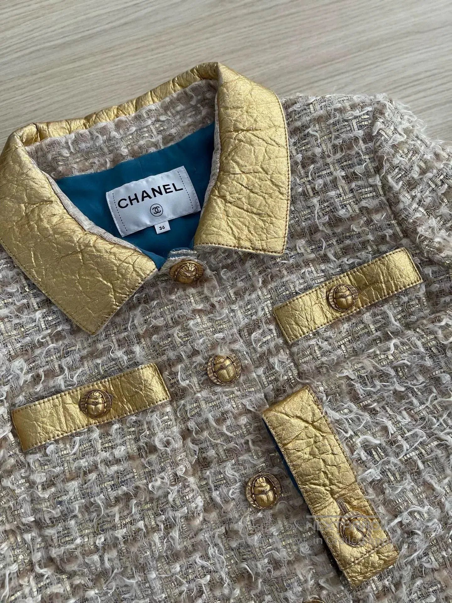 Chanel Chanel Egyptian Collection Tweed Jacket. Size US XS / EU 42 / 0 - 4 Thumbnail