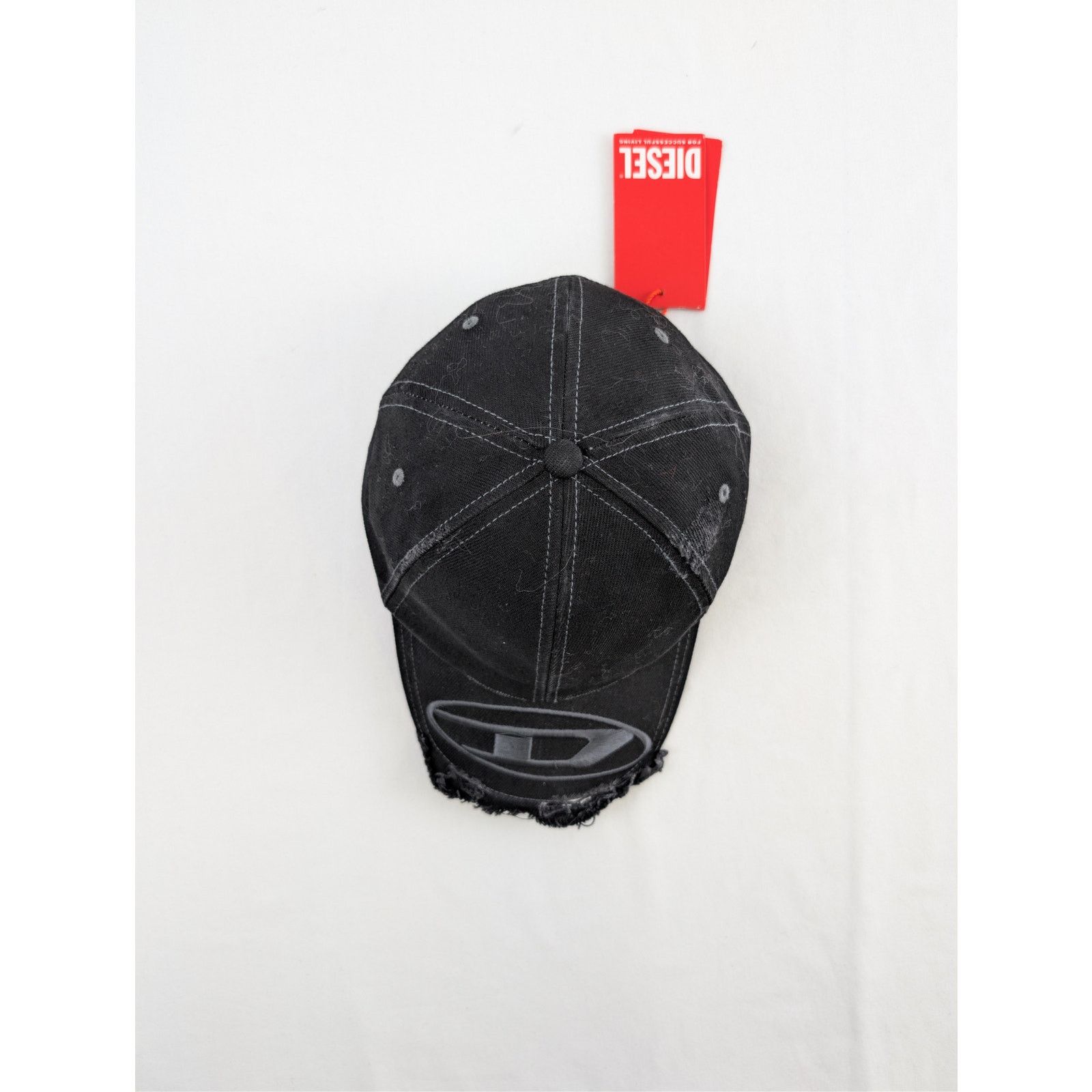 Diesel o1rshd1 Size: 2 / C-Jarl Cappello Cap / Hat in Black Size ONE SIZE - 5 Thumbnail