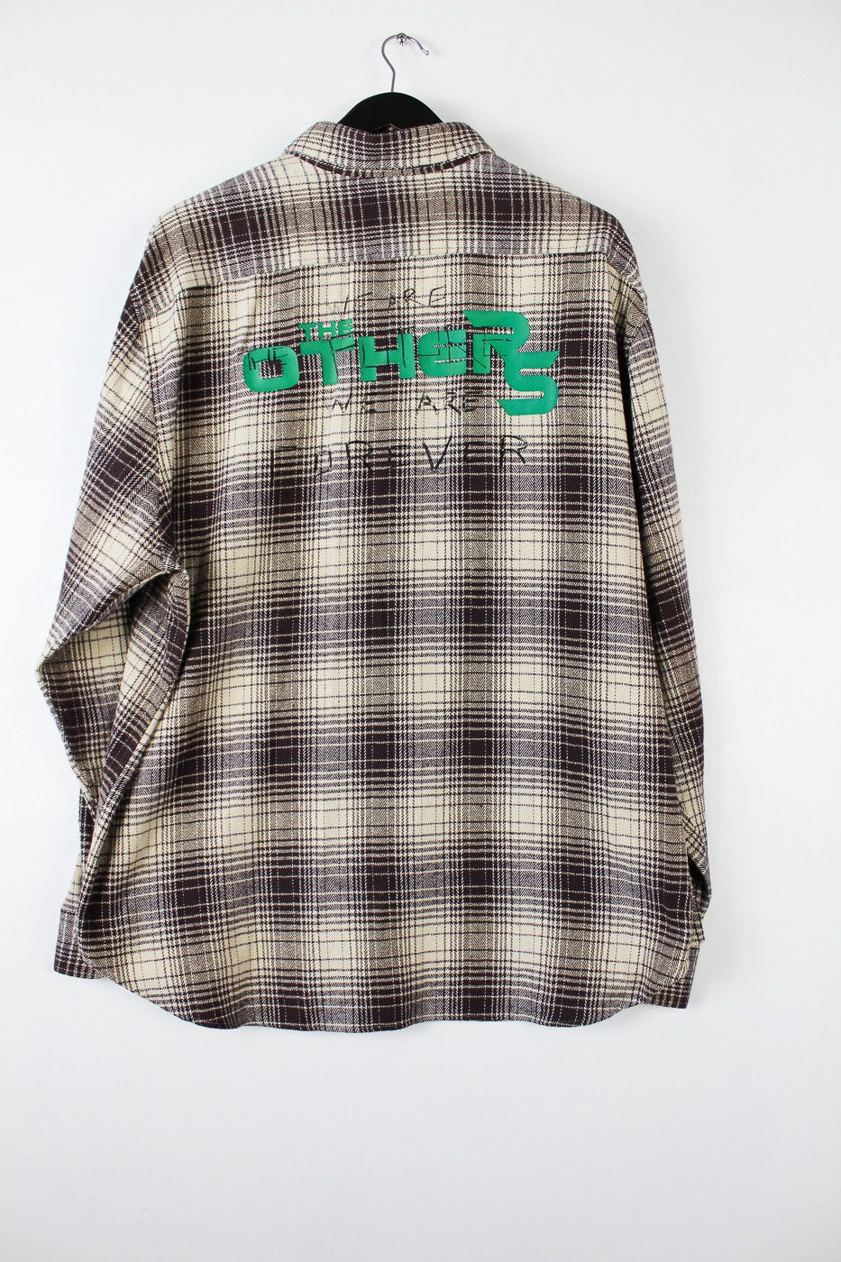 Raf Simons Flannel Shirt “The Others” SS20/20AW Cream Burgundy Check Size US M / EU 48-50 / 2 - 2 Thumbnail