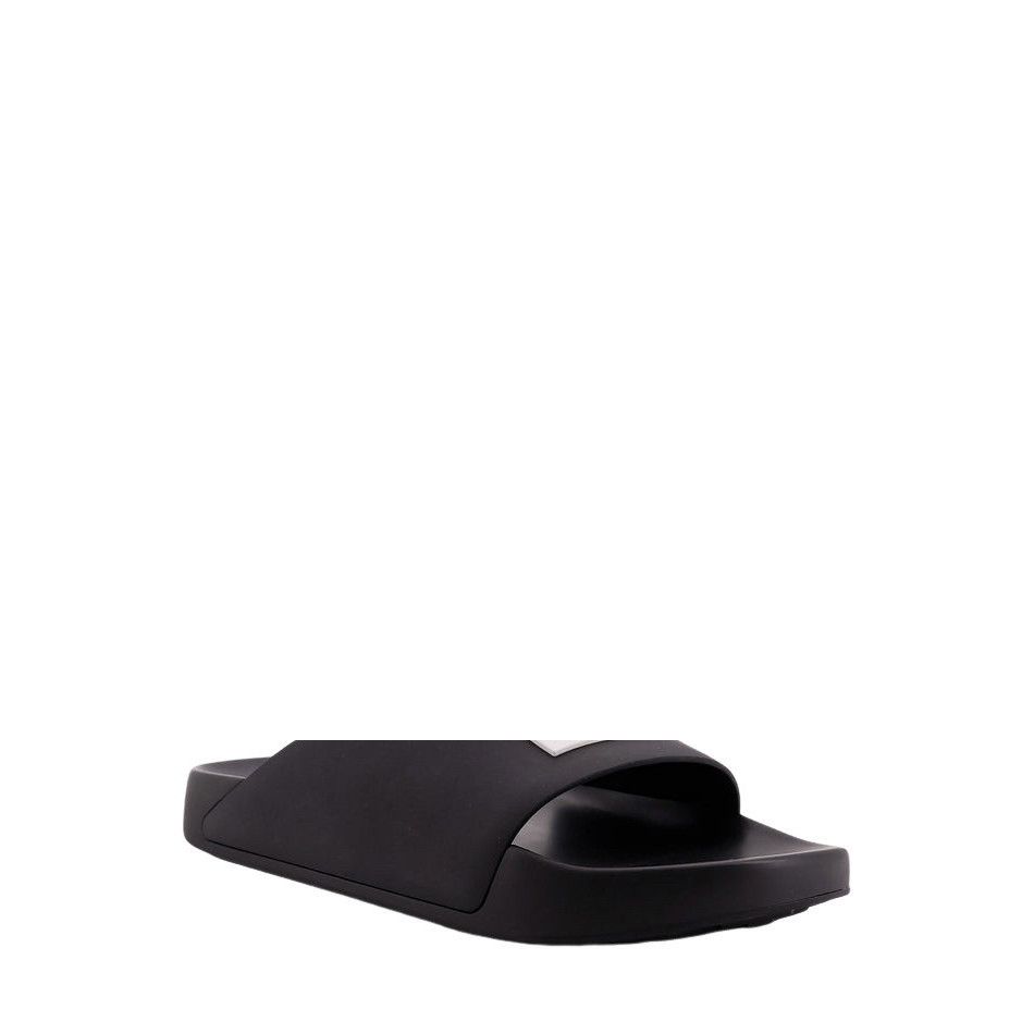 Givenchy GIVENCHY Black Rubber Slides New (Men's size:US 7 / EU 40;) Size US 7 / EU 40 - 2 Thumbnail
