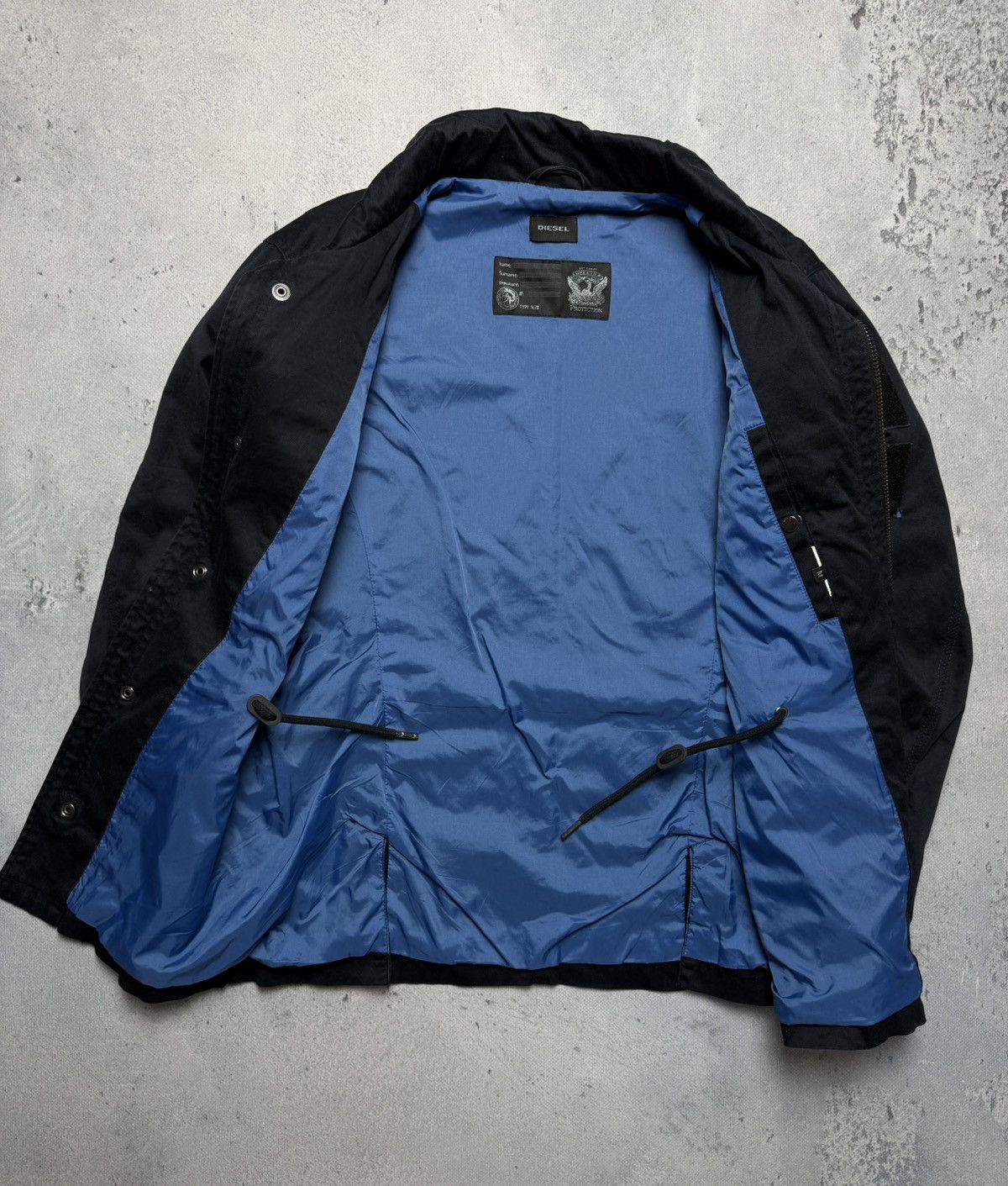 Diesel Rare Vintage Diesel Cotton Jacket Logo Black y2k 90s Size US M / EU 48-50 / 2 - 5 Thumbnail