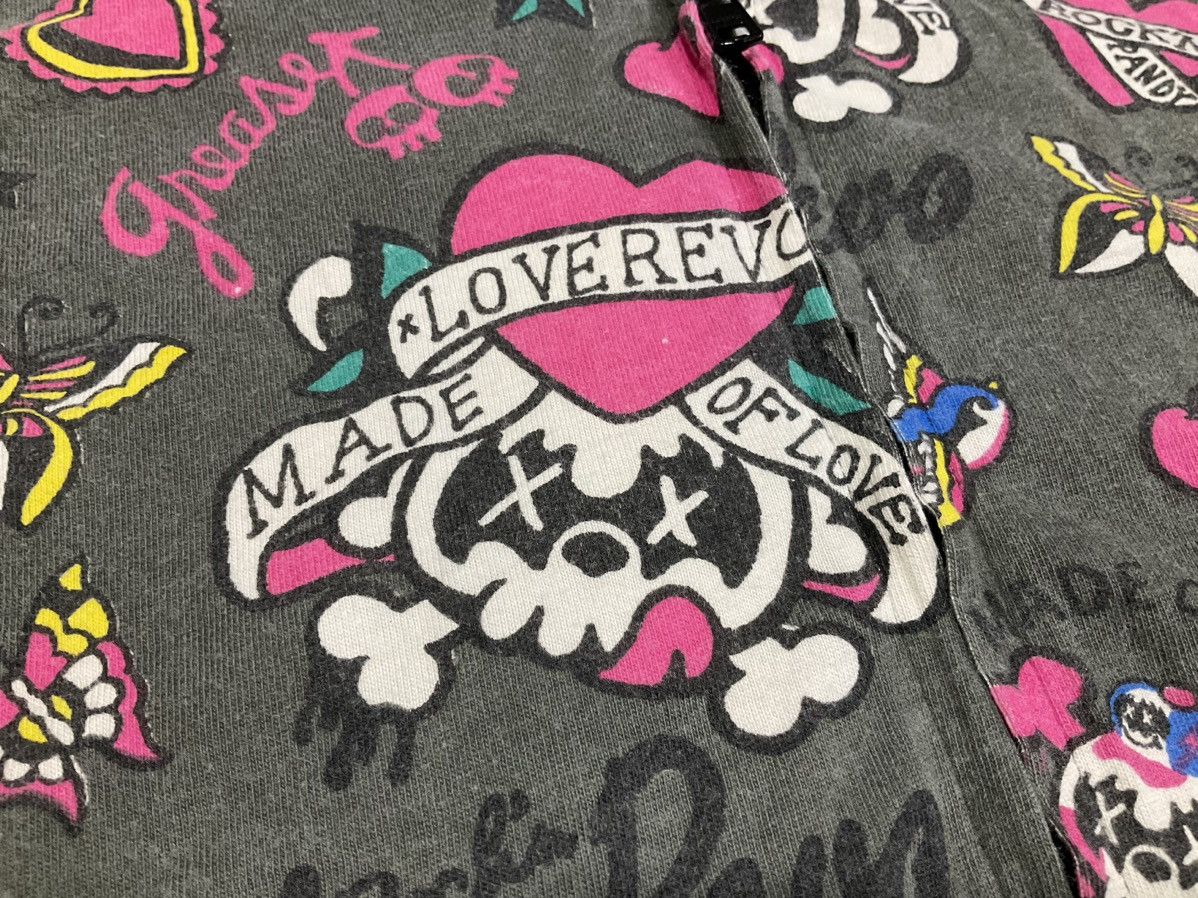 Grand Slam 🔥Sick Y2K Grand Slam Love Revolution Zipper Hoodie Tattoo Size US M / EU 48-50 / 2 - 10 Thumbnail