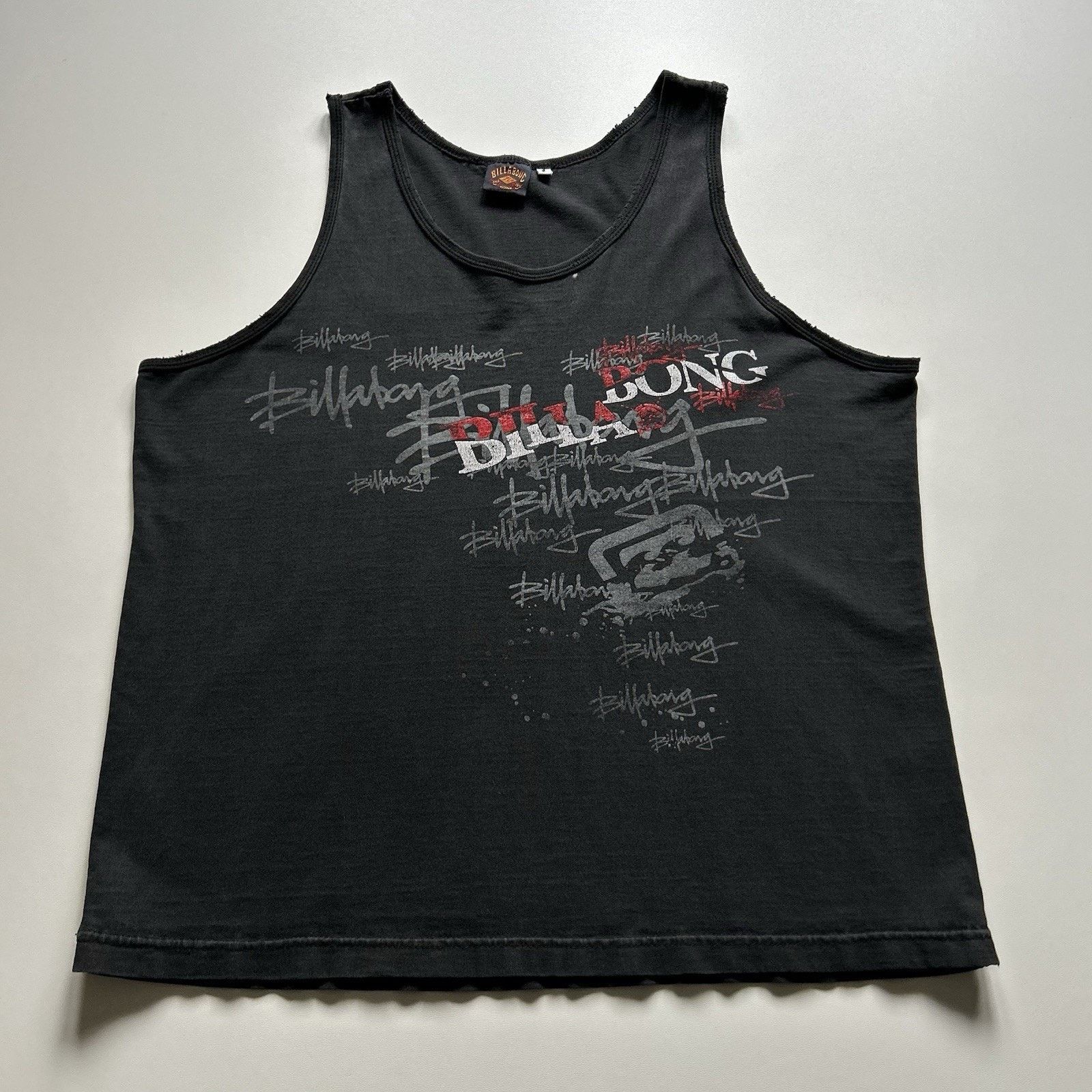 Vintage Billabong Tank Top Shirt Large Boxy Y2K Skate Promo