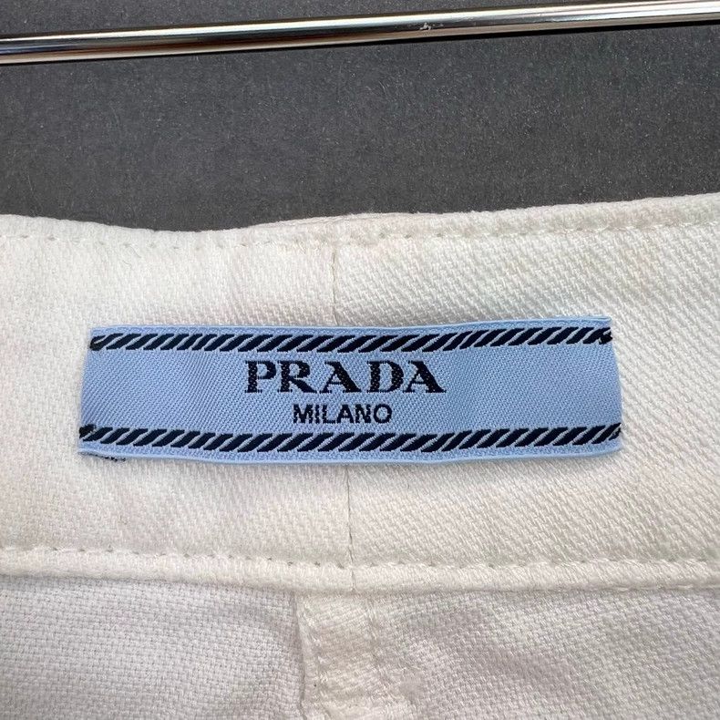 Prada PradaWhite slim straight jeans 2503-Nextarrow Size US 27 - 3 Thumbnail