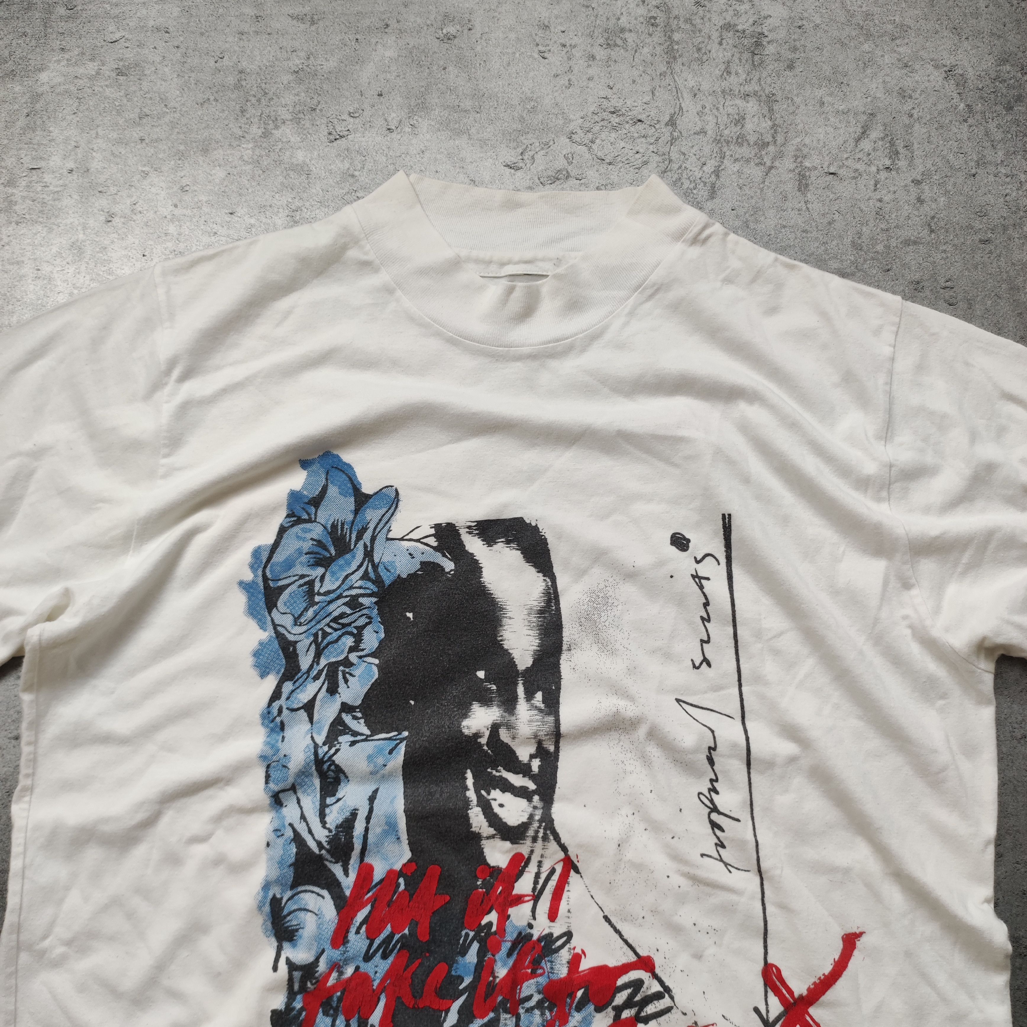 Band Tees × Vintage RARE Vintage 90s Signle Stitch Unknown Band Promo Tee Size US M / EU 48-50 / 2 - 4 Thumbnail