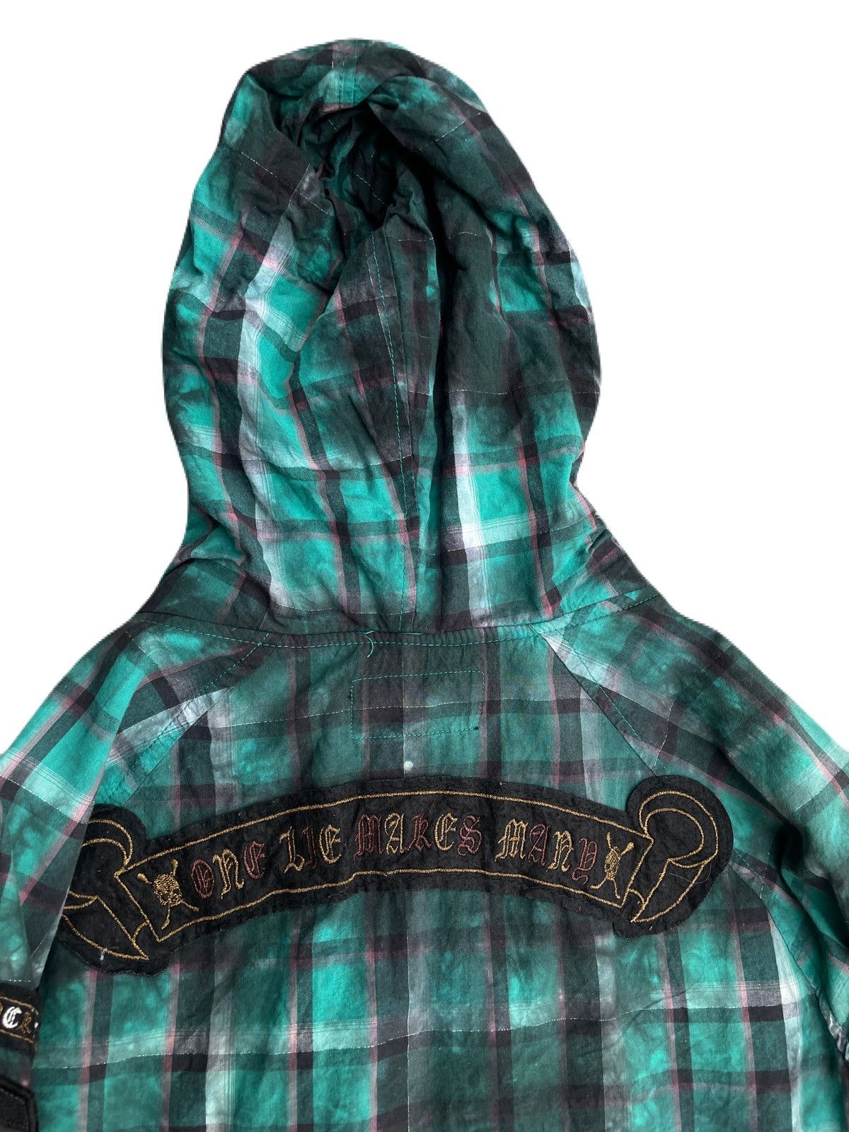 If Six Was Nine 2000s Japanese archive Vkei Multi Gimmic Patch Hooded Jacket Size US M / EU 48-50 / 2 - 7 Thumbnail