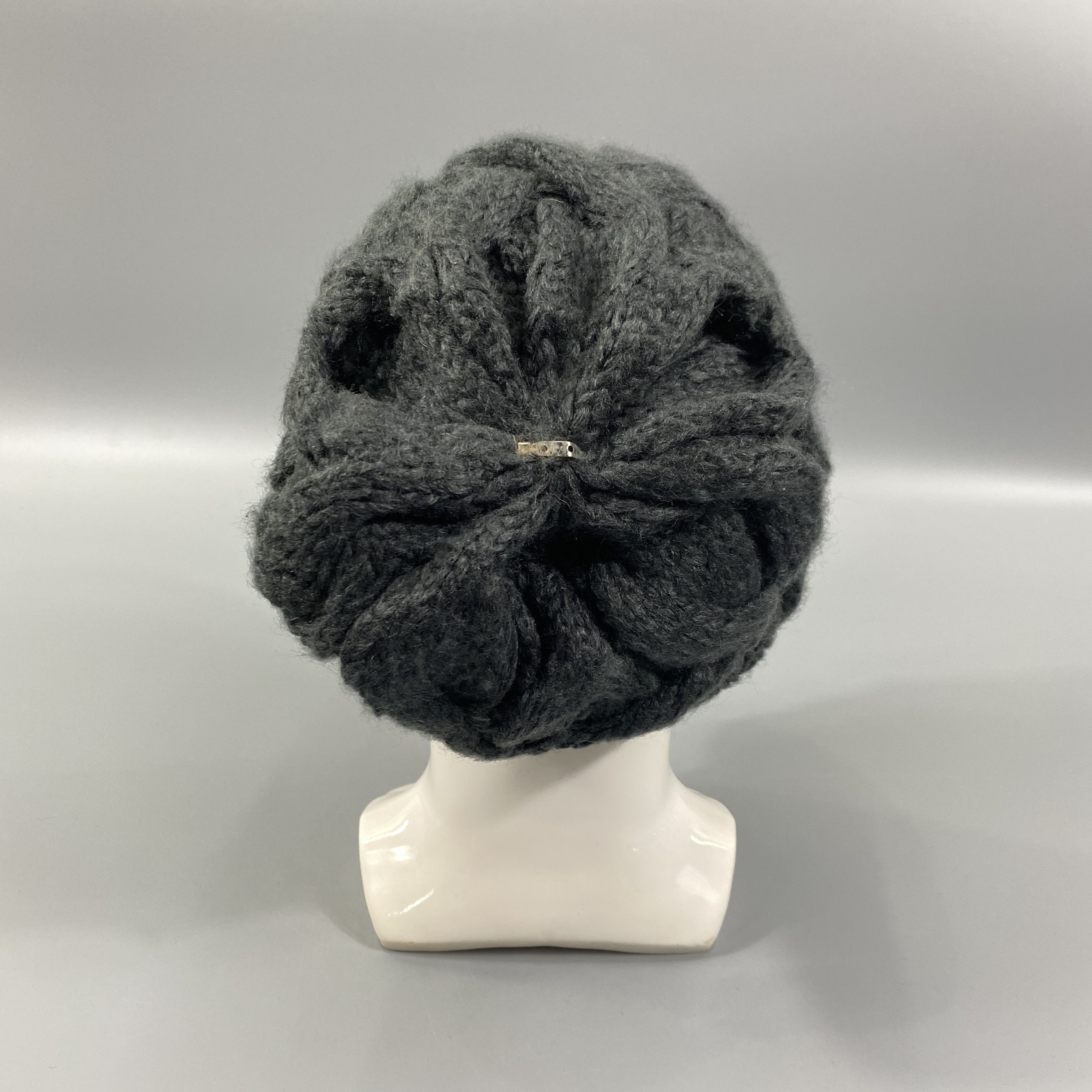 Japanese Brand Crochet Cable Snow Cap Beanie Hat -BN1103 Size ONE SIZE - 4 Thumbnail
