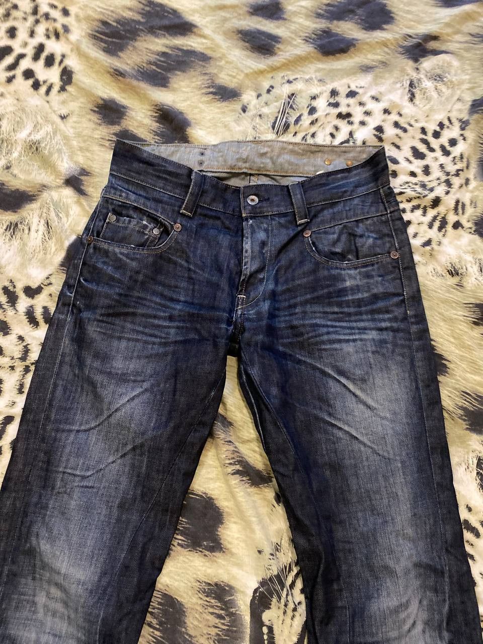 G-Star streetwear G-Star Raw 3301 blue jeans denim pants vintage Size US 32 / EU 48 - 8 Thumbnail