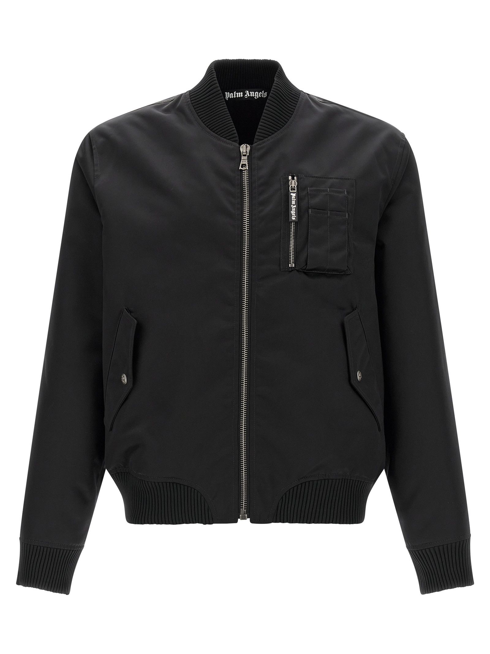 Palm Angels 'Curved Logo' Bomber Jacket Size US M / EU 48-50 / 2 - 1 Thumbnail