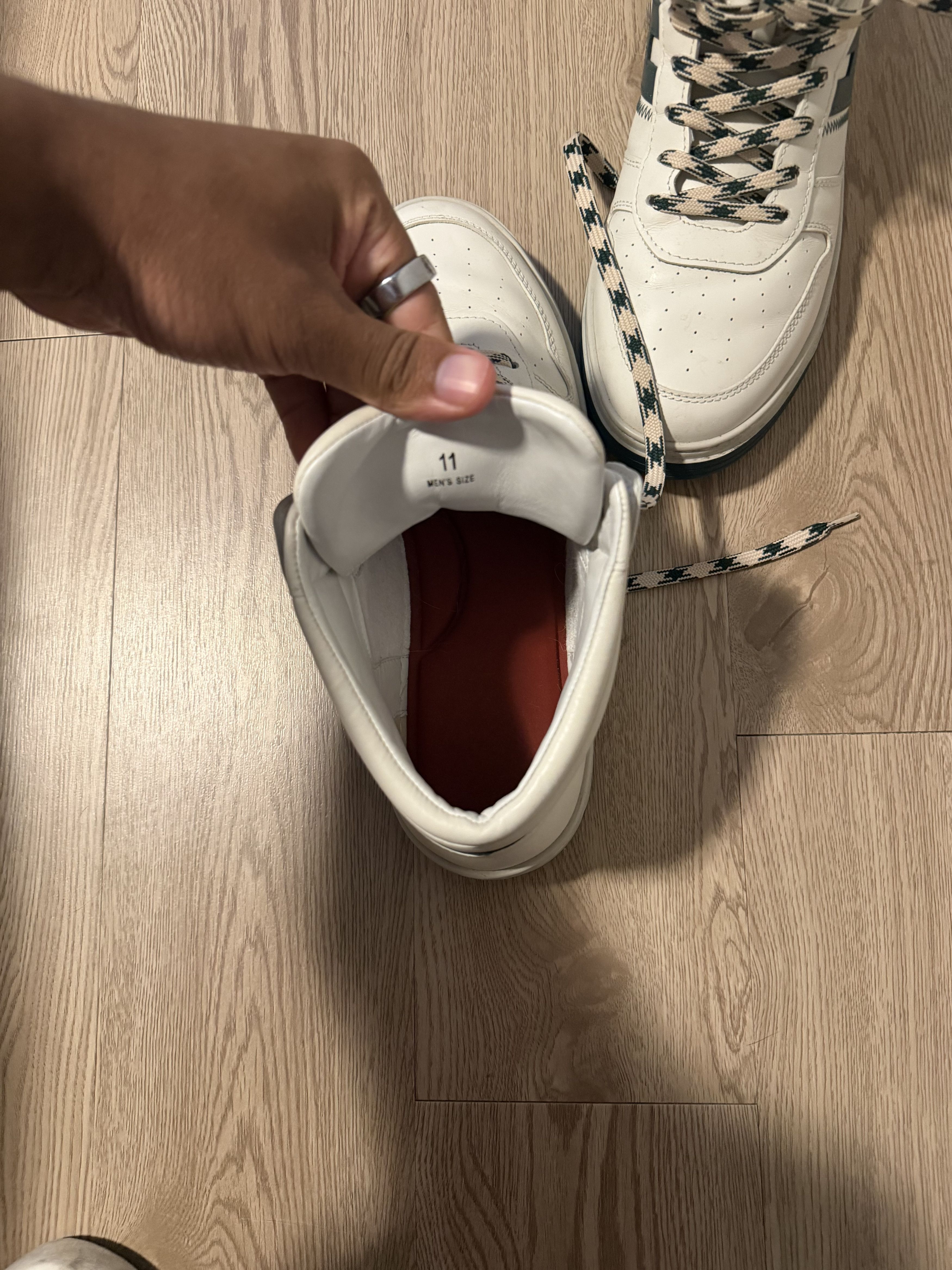 Hogan Hogan High Top Leather Sneakers Size US 11 / EU 44 - 6 Thumbnail